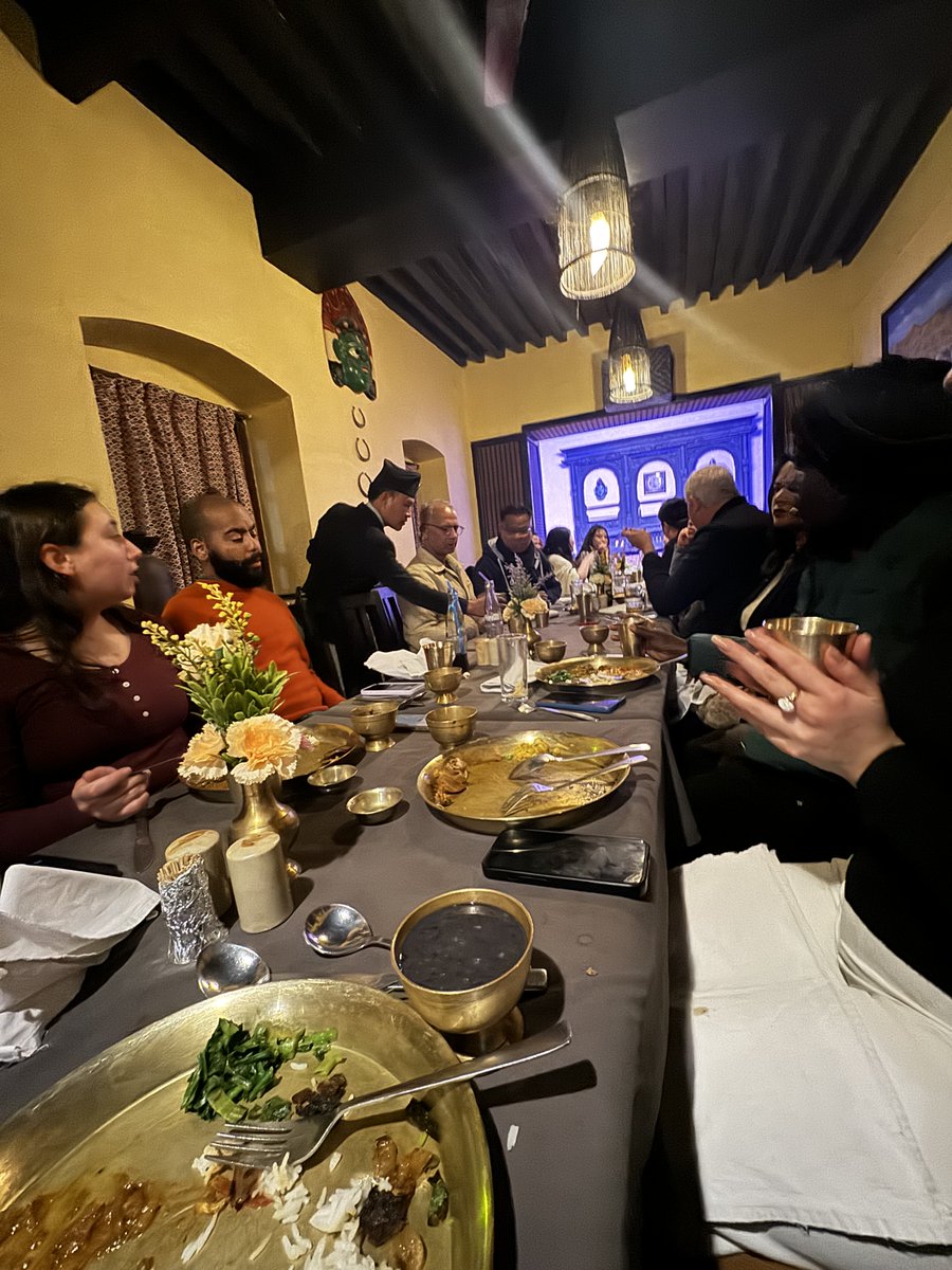 We attended a social event at the residence of the Israeli ambassador, where we discussed the crucial topic of food-energy-water (FEW) Nexus. Exploring Kathmandu's Thamel area in our final day, we were fortunate to reconnect with the representative of Engineers Without Borders.