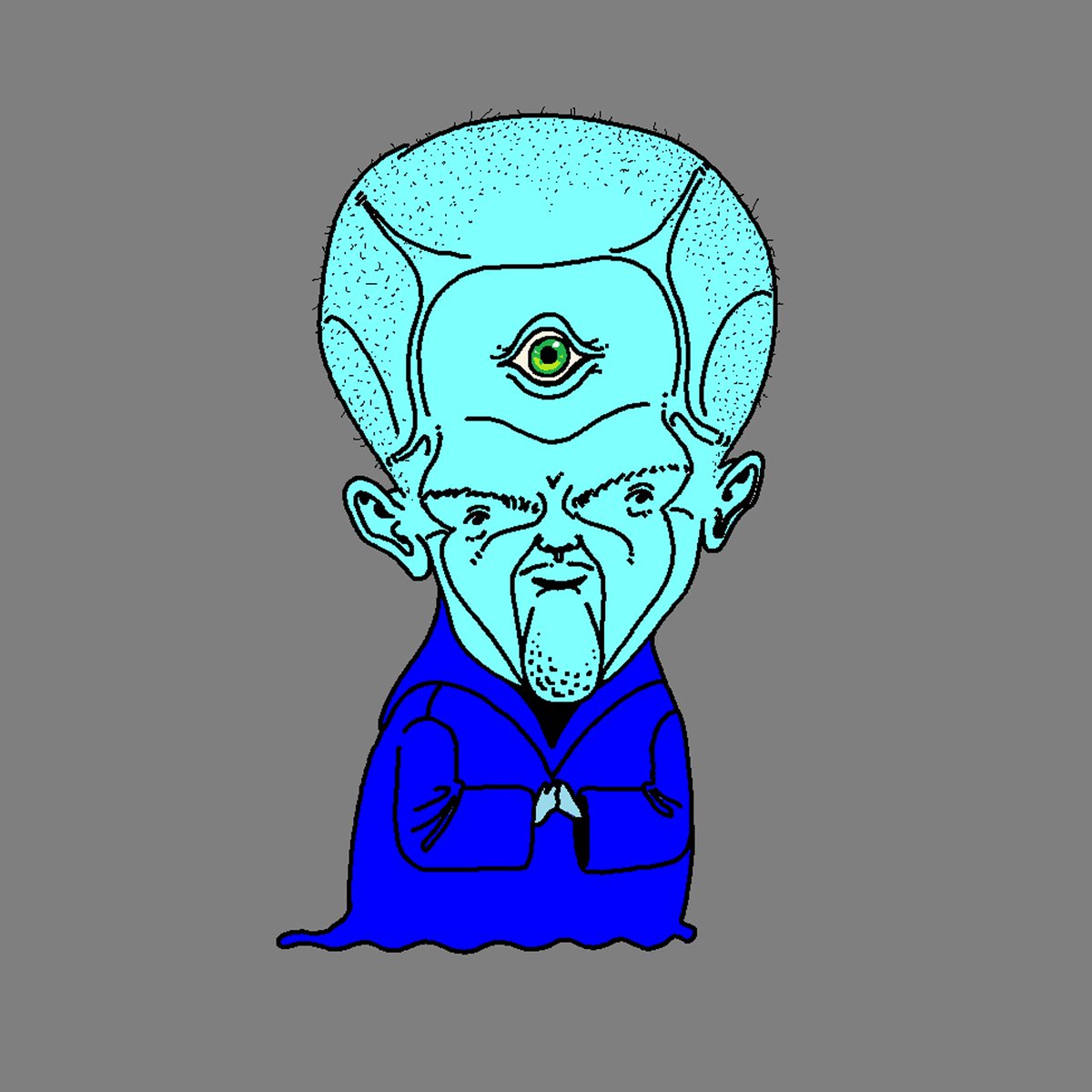 This guy was staring at me on the bus. 
Little concept art for Space Doods. #conceptart #animationart