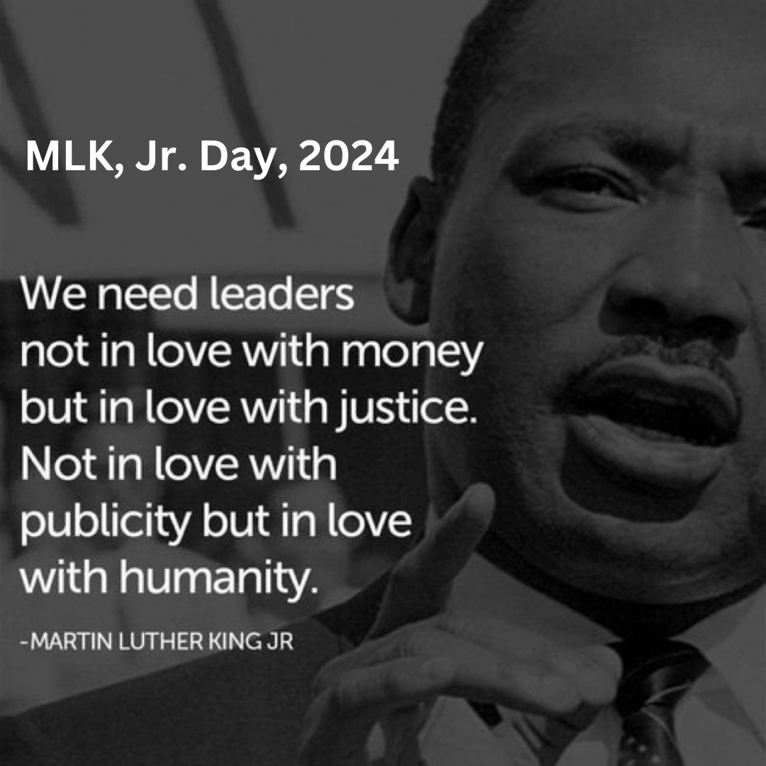 Marcus4Georgia's tweet photo. Today, as we celebrate and honor Dr. Martin Luther King, Jr., let us reflect on his legacy and continue to work together to build a more inclusive and equitable future for all. It is up to us to keep his dream alive. 
#MLKDay #MLK2024 https://t.co/CKZfpu5R14
