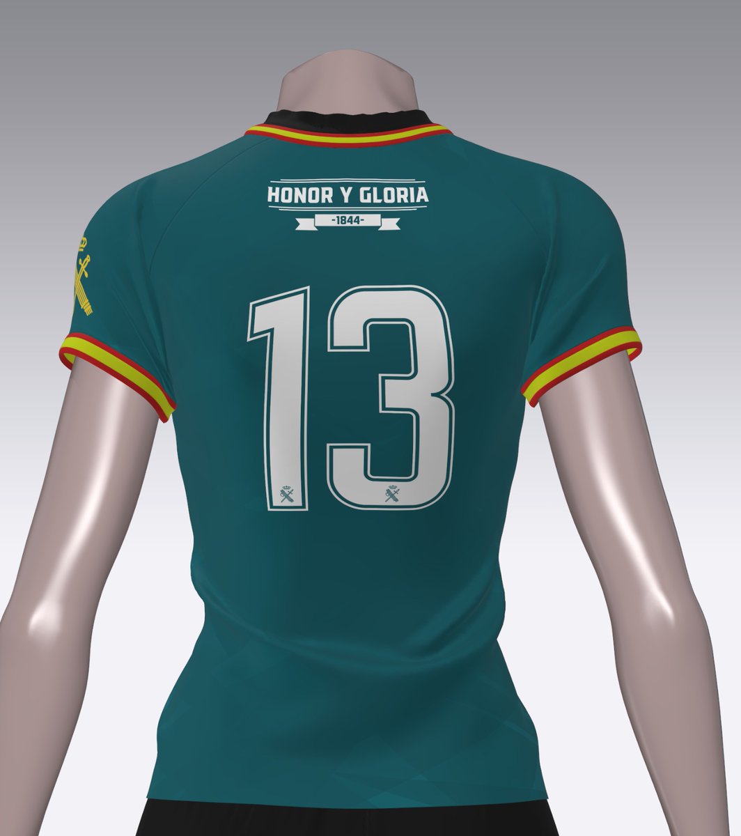 Excelente diseño y trabajo el realizado para el Equipo de Rugby Femenino de la Guardia Civil que estrenaron en el pasado Campeonato Nacional de Rugby Militar, esperamos sigan los exitos y avance de estos Equipos.

#guardiacivil #rugbymilitar