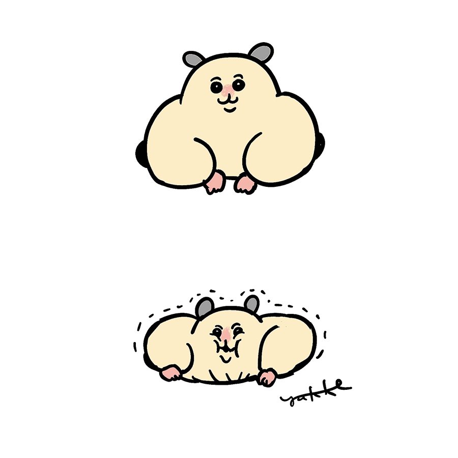 🕳️ #ムキムキのハムちゃん