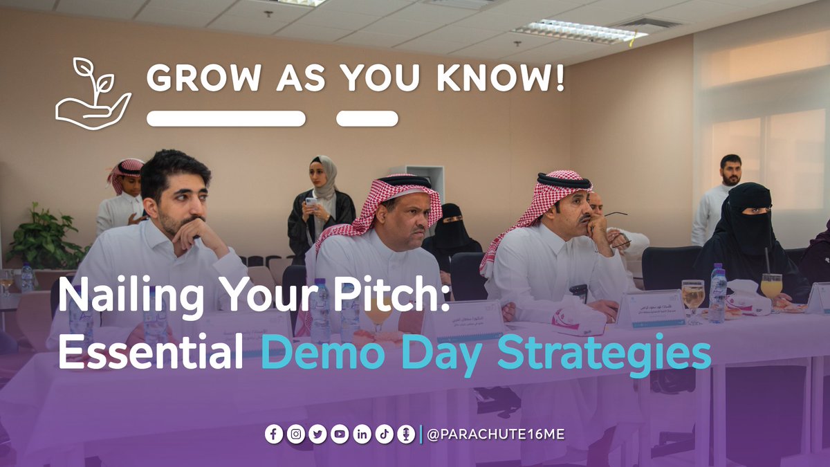 🌟Gear up for Demo Day with our thread guiding you through pitch-perfect preparations. Let's make your entrepreneurial journey unforgettable! #FLYP16 #PARACHUTE16 #Growasyouknow #AccelerateGrowth #EcosystemEnabler #PARACHUTE16 #DemoDay
Read on 👇