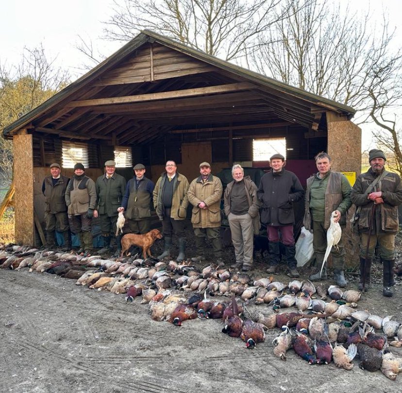 SouthWarbler's tweet photo. Final bag - 141 with 21 being mine! Plenty to bring home to dress #FieldtoFork #CrackingDay 👌 https://t.co/jPTDDTb5WQ