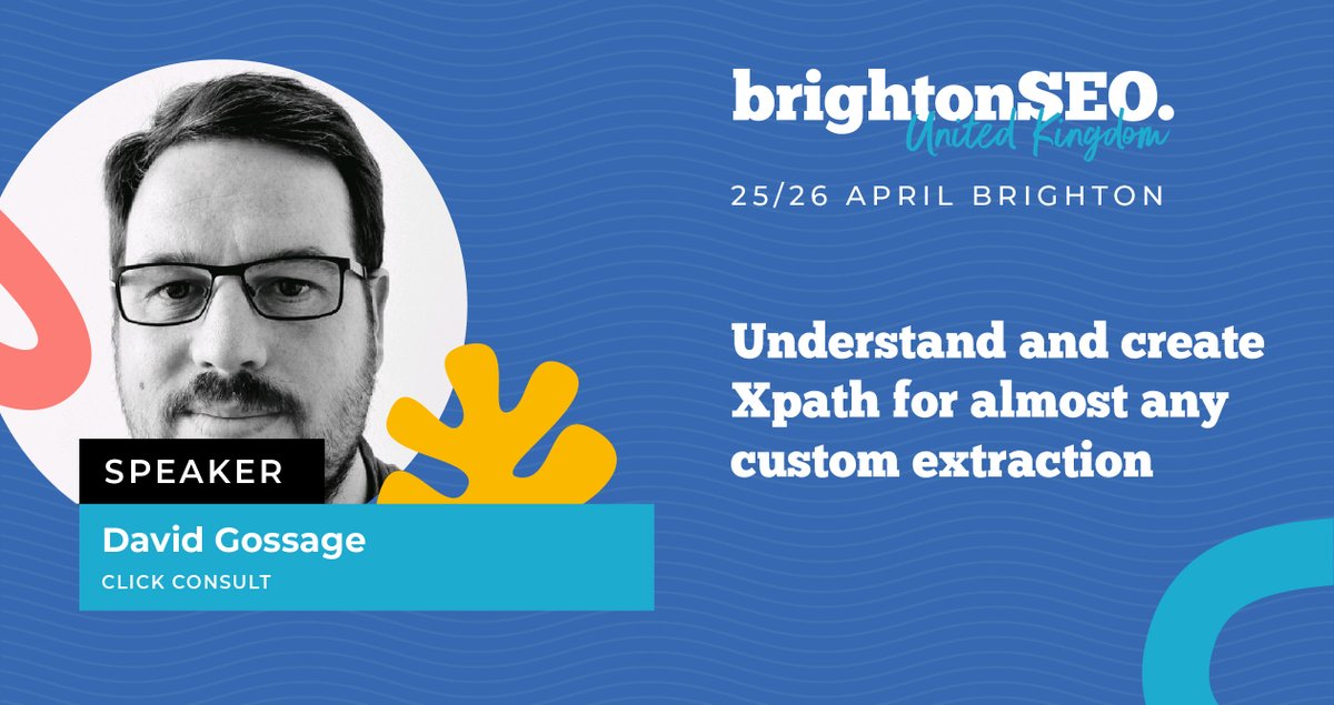 dgossage1983's tweet photo. Custom extractions are one of the most powerful features of @screamingfrog but can be scary. Lucklily I'm giving a talk to help anyone learn Xpath and extract info from your web pages in bulk.

Come and see me at #brightonseo on 25th April for my beginner friendly talk. https://t.co/cMAiXFHjBv