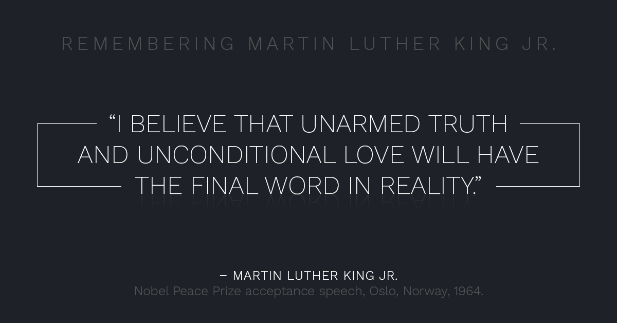Today, we celebrate the life of Martin Luther King Jr., whose activism was crucial in advancing the civil rights movement in the United States. His work secured greater freedom and equality for millions of Americans, and generations more to come.
