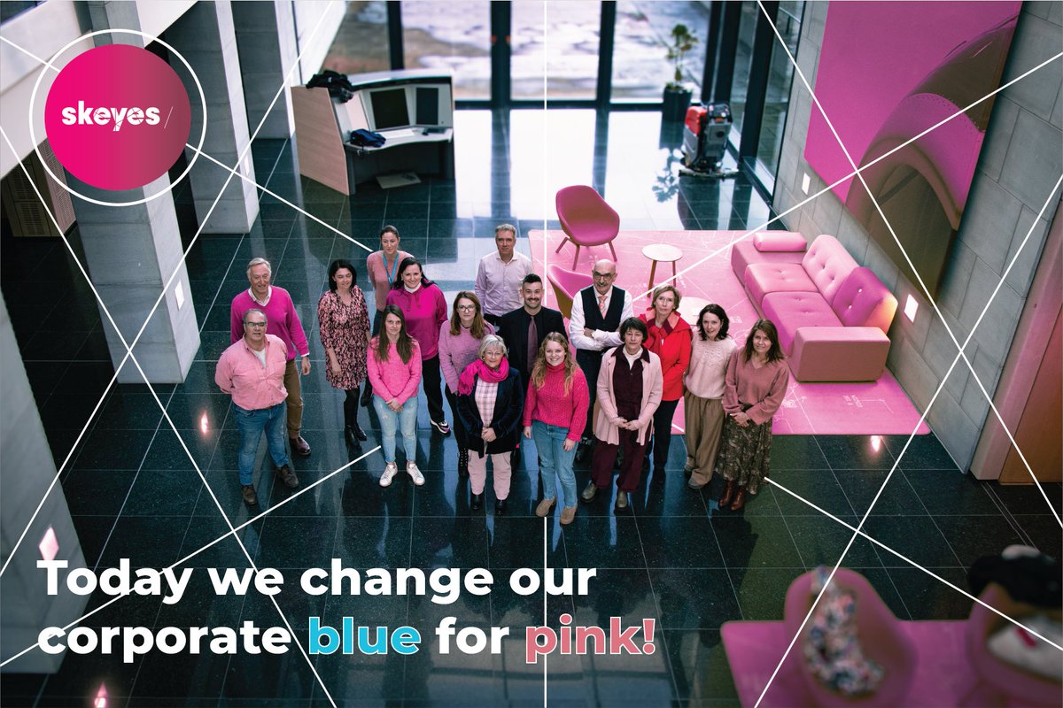 Pink Monday ! Une initiative de Pink Ribbon pour sensibiliser le public au cancer du sein. @skeyesBE_FR veut contribuer à la sensibilisation autour de cette organisation, qui s’engage à améliorer le traitement médical et la qualité de vie des patients atteints de cancer du sein.