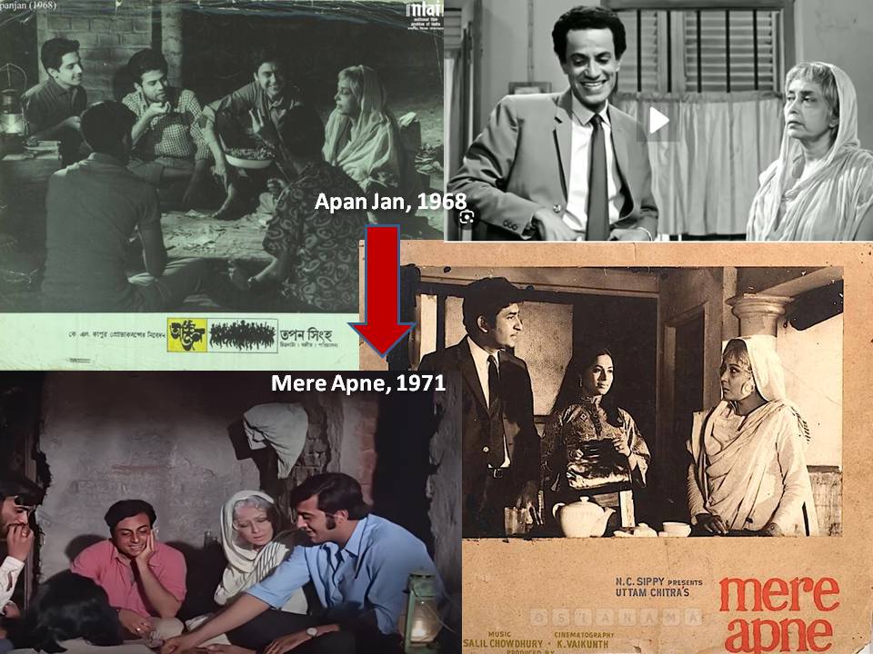 CinemaNDFF's tweet photo. Cinema of #TapanSinha and connection with #hindicinema .
#ApanJan #MereApne #KshudhitaPashan #Lekin #GalpaHoleoSatyi #Bawarchi https://t.co/OofspHjzRl