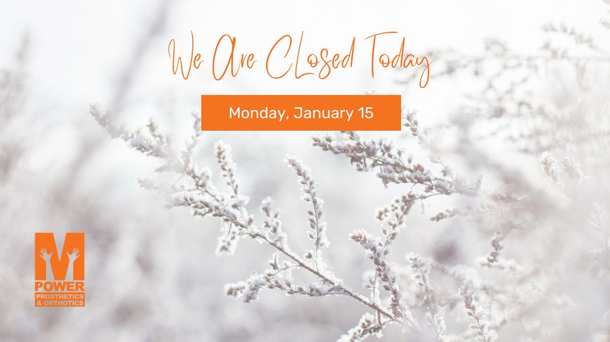 MPowerPO's tweet photo. Today, January 15th, our office will be closed due to hazardous driving conditions. https://t.co/ar0Kz1SvGG