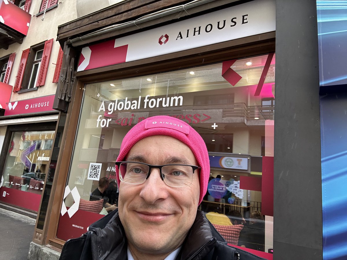 At the aihousedavos.com this week. Looking forward to many insightful discussions around opportunities and enablers for sustainable development, as well as safety, risks and governance of AI! ⁦@ETH_AI_Center⁩ ⁦@ETH_en⁩ @UNTechEnvoy⁩