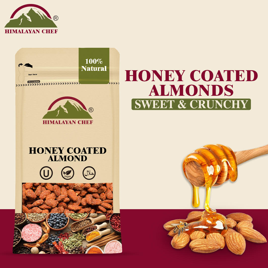 HimalayanChef's tweet image. Treat yourself to the delightful fusion of premium almonds and finest-quality honey in Himalayan Chef&apos;s Honey Coated Almonds
Shop Now: himalayanchef.pk/collections/in…
#himalayanchef #dryfruits #almonds #honey #honeyalmonds #almondhoney #snacks #instantsnacks #sweet #nutritious