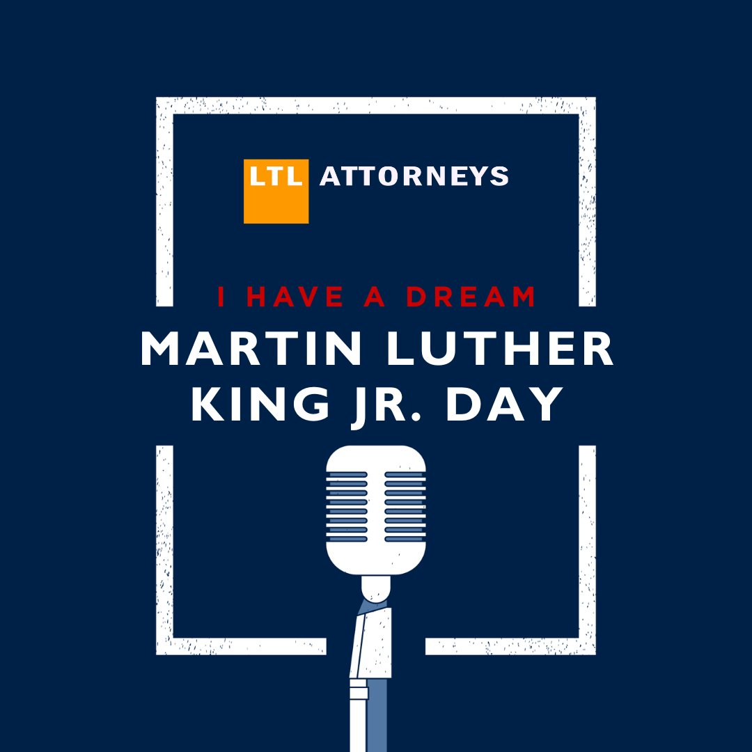 LTL Attorneys honors the legacy of Dr. Martin Luther King Jr. on this special day. We reflect on his teachings of equality and justice, and strive to embody these principles in our legal practice. Let's continue to work together for a more equitable and just society.

#MLKDay
