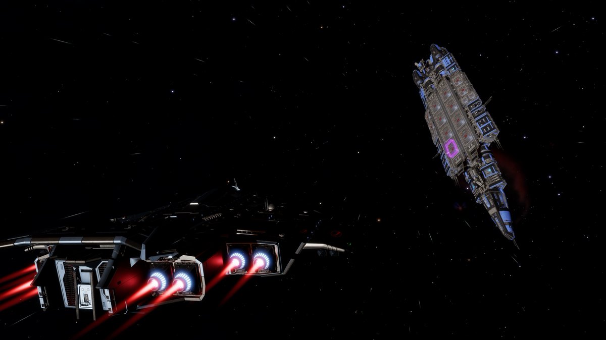 Crux_BR's tweet photo. Coming back after killing dozens of pirates #EliteDangerous #EliteDangerousOdyssey #StellarScreenshots @EliteDangerous https://t.co/Sutcw87fYO