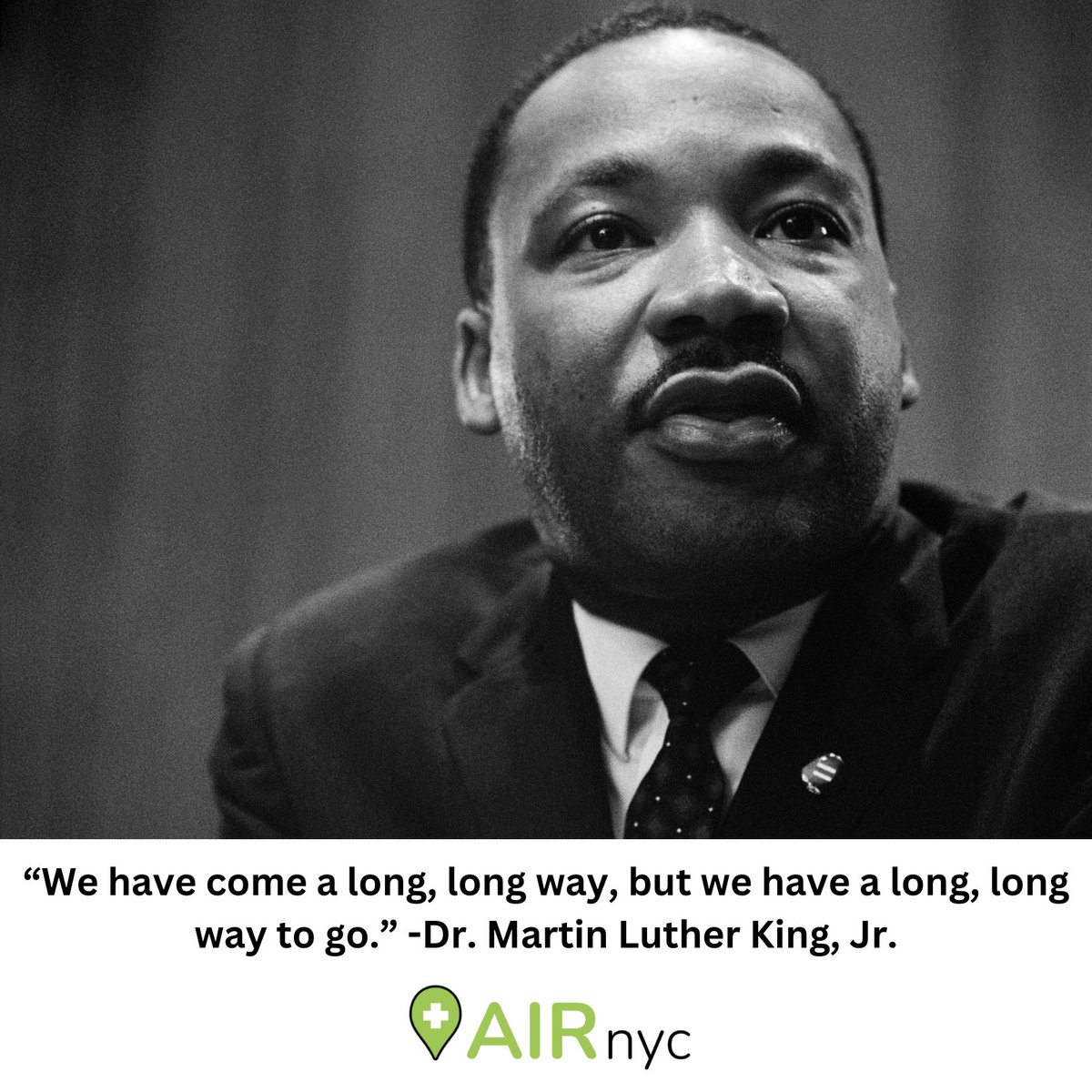 airnyc's tweet photo. AIRnyc celebrates the life and legacy of Dr. Martin Luther King, Jr., a staunch advocate of #justice and #equality �� causes close to our hearts, as we continue to strive for more #healthequity for people impacted by chronic illness and poverty. #MLKDay #NYC #MondayMotivation https://t.co/griBMo7KwN