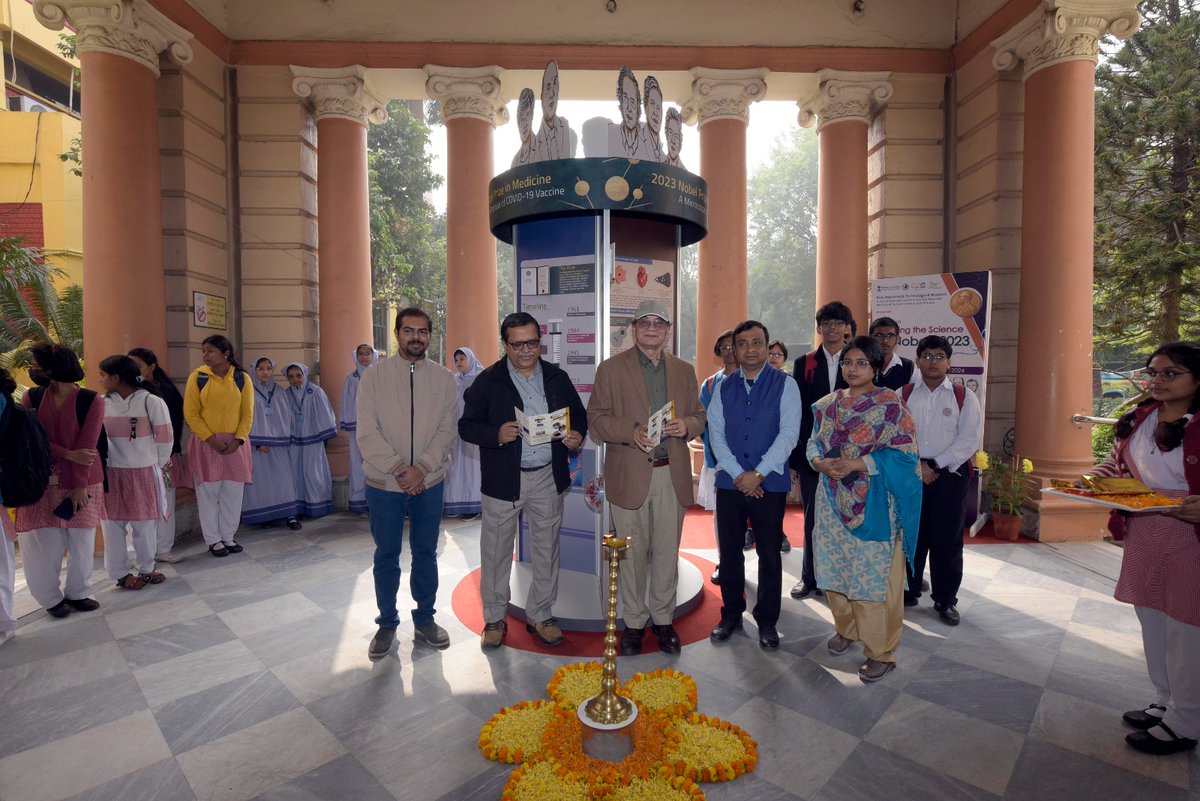BITMKolkata's tweet image. Launch of #ScienceExhibition; #3DFilm &amp;amp; #PopularScienceLecture - by Prof. Asim K. Duttaroy, University of Oslo, Norway and Member, @NobelPrize Selection Committee for Physiology or Medicine - on January 15, 2024 at @BITMKolkata, a Unit of @ncsmgoi, @MinOfCultureGoI.