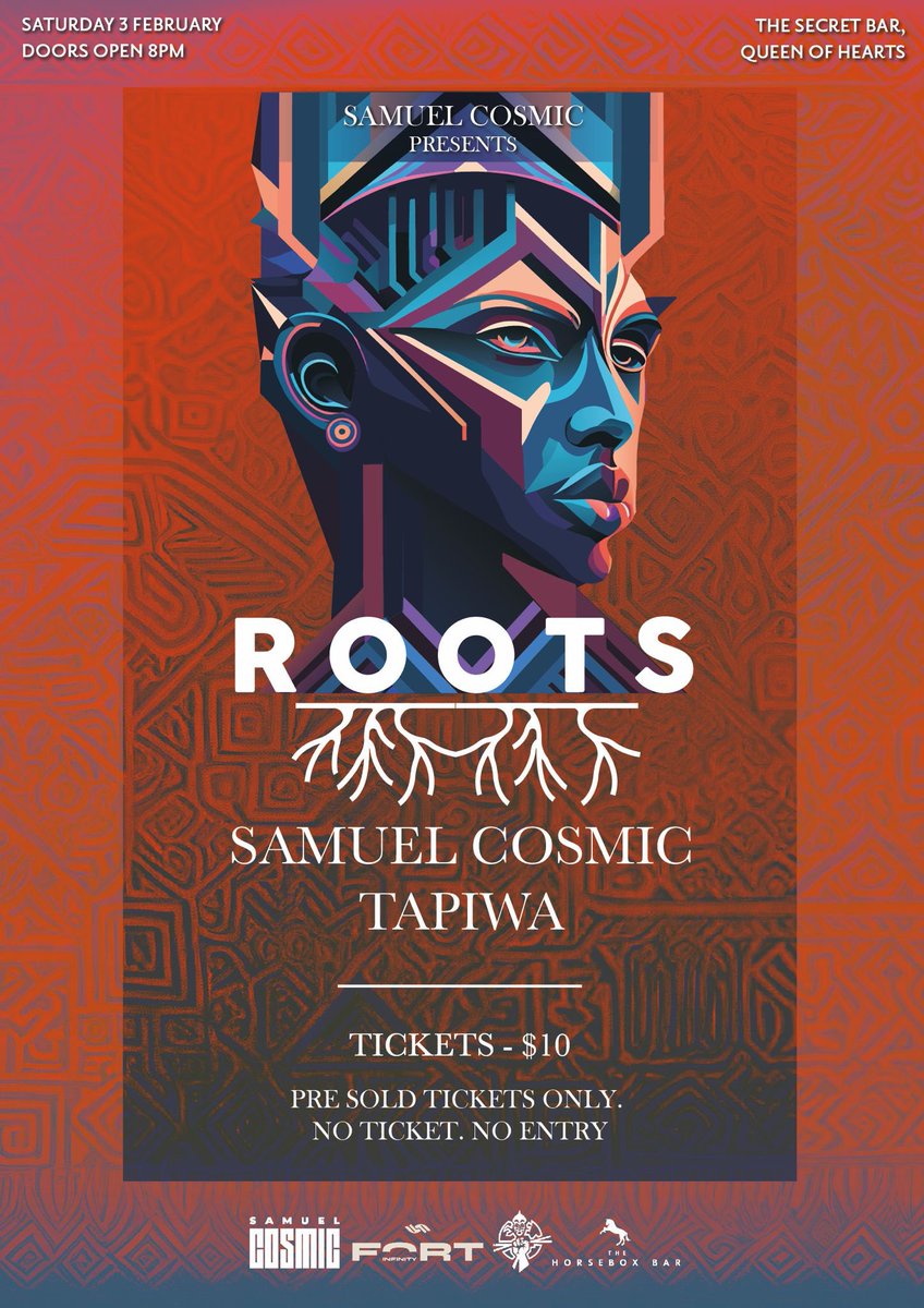 Super stoked to announce that I’ll be supporting the big bro <a href="/SamuelCosmic/">Samuel Cosmic</a> for his Roots show next month. See you there ❤️‍🔥🫂