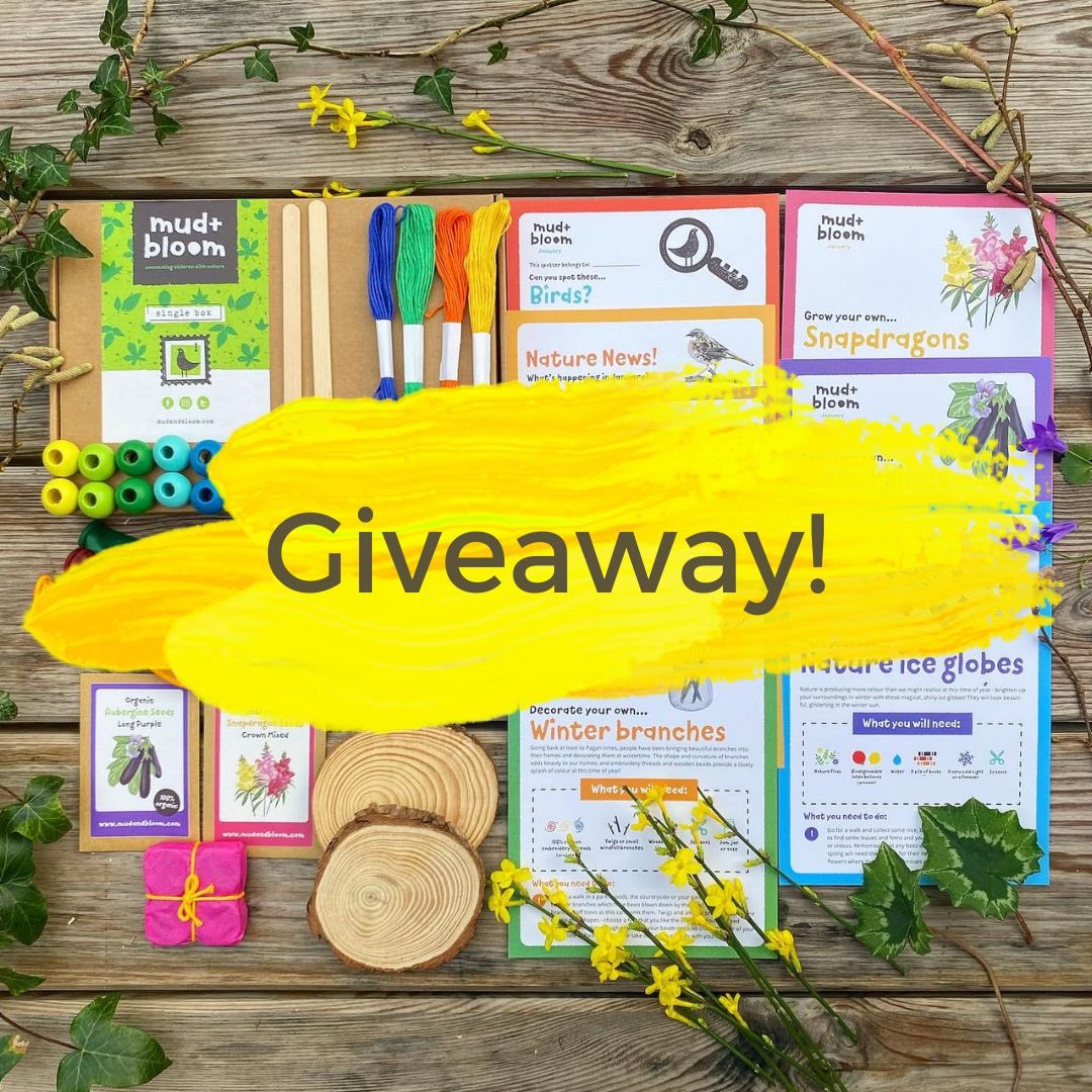 🐧 #Win 1 of 2 January boxes! 🌈 To enter: 🌈Like 🐧Follow ❄️ +tag someone interested in children’s nature crafts and #gardening #Giveaway closes midnight 18th January. We're also running giveaways on Instagram.com/mudnbloom + Facebook.com/mudandbloom for 4 more boxes! 🌈