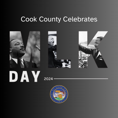 ToniPreckwinkle's tweet photo. Celebrating MLK Day with gratitude for the profound impact Dr. Martin Luther King, Jr. had on our nation. We honor his legacy by continuing to strive for justice, equity, and unity. Together, we can build a more inclusive and prosperous Cook County! #MLKDay2024 #CookCountyStrong https://t.co/42Hl8kjNlz