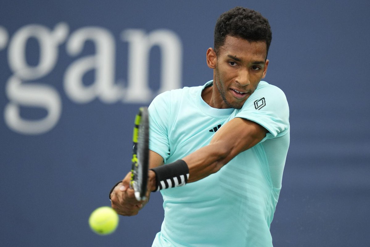 Felix Auger-Aliassime won the longest match of his career against Dominic Thiem at the 2024 Australian Open. Despite complications, he held his nerve to clinch the match. Final score: 6-3, 7-5, 6-7(5), 5-7, 6-3. 🎾🏆 #FelixAugerAliassime #AustralianOpen2024