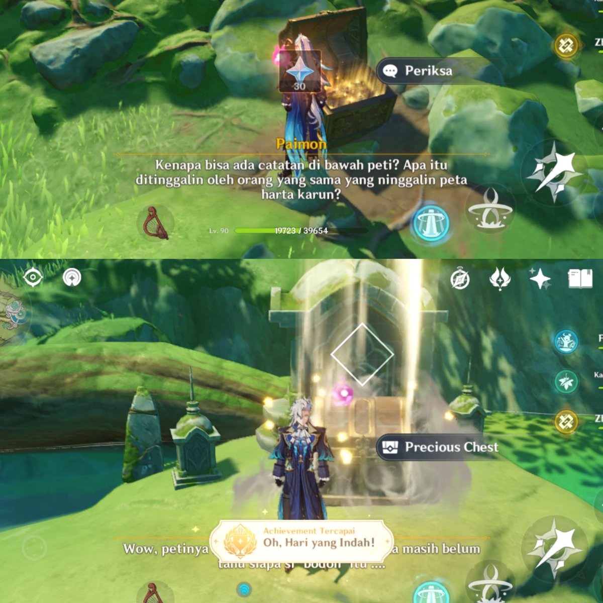 babufess's tweet photo. Babu! Baut yang belom, ni ada puzzle 2x presius chest + acvmen total 65 primo. 
Tinggal gali 9exq isi 1 more buat dapat petanya. Ni udah ditandain lokasi 9 chestnya. Kalau bingung di yt ketik aja " sumeru 9 chest"
https://t.co/SFsQlsUz4r