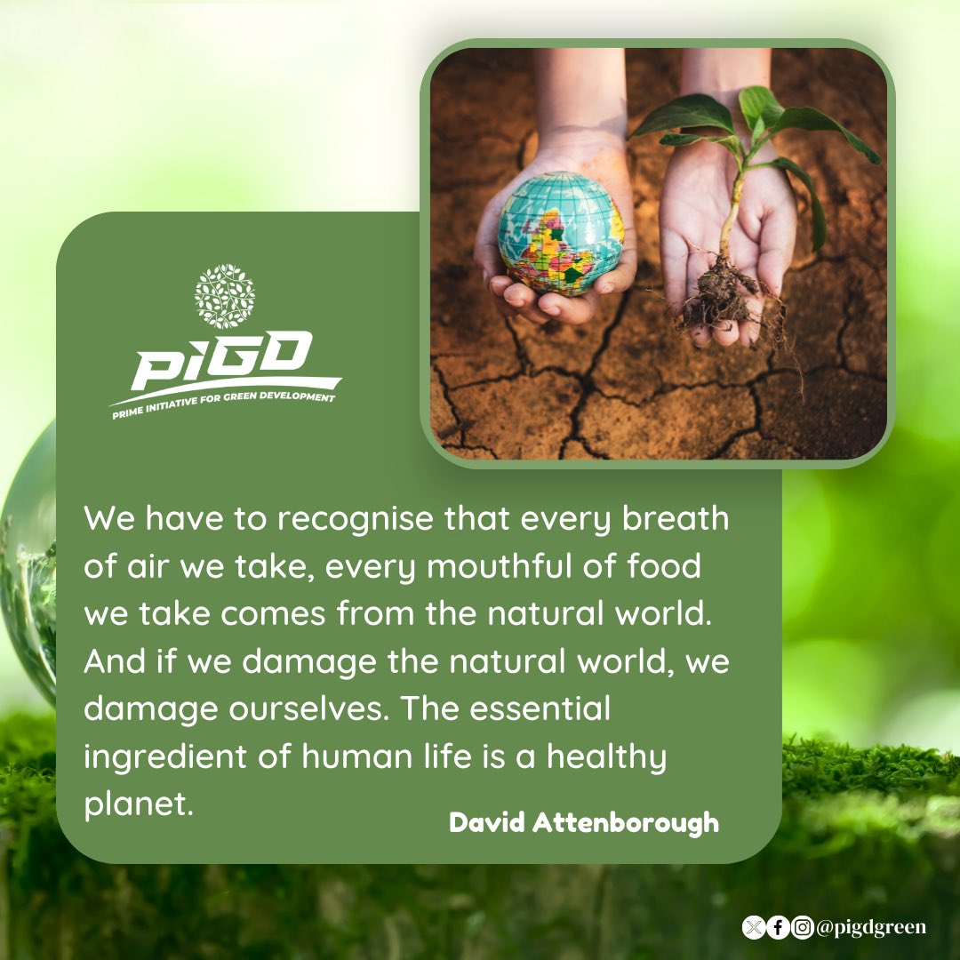 Prime Initiative for Green Development (PIGD) tweet media