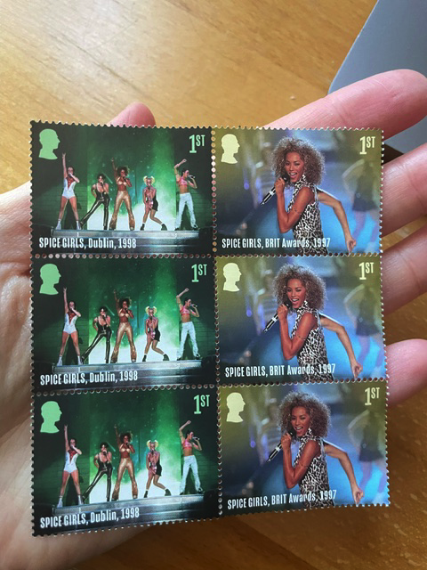 SophLouiseHall's tweet photo. Me: Excuse me, may I have some stamps 
Post office lady: Here you zig-a-zig are https://t.co/VNslvCbPA4