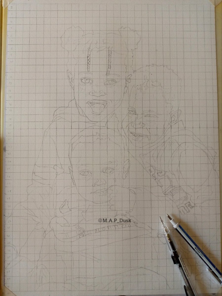 map_dusk's tweet photo. ✏️ Step 1(#sketch) complete ✨A3 Commissioned drawing in progress 
🔥💯

#mapduskart #art #2024 #commissioned #artist #share #artwork #support  #artpromotion #artgallery  #artlover #draw #drawing #pencil #pencilart #saart #artcurator #hustle #WIP #sketch #sketches #sketching https://t.co/5HPJTOO9VE