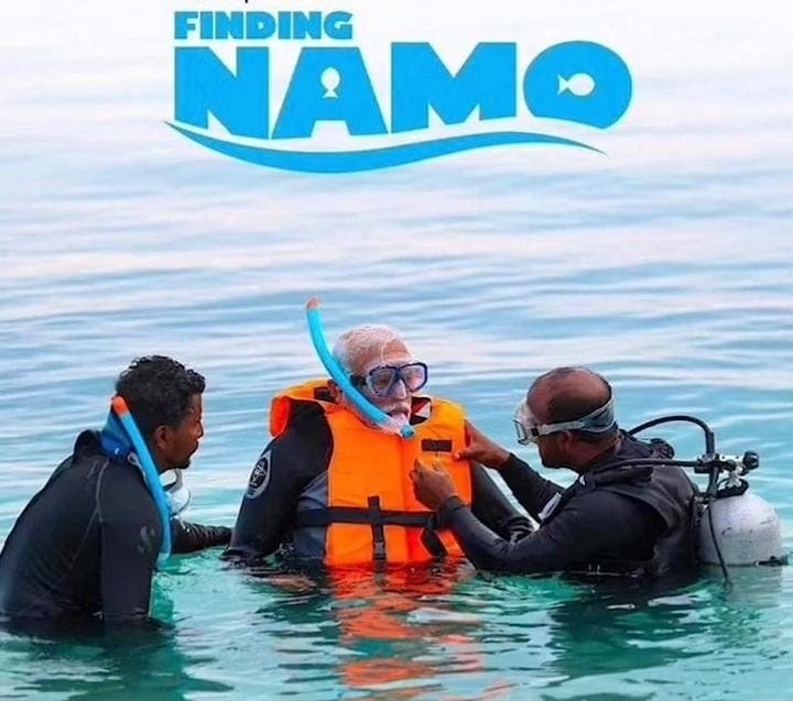 JK_Gidwani's tweet photo. And #Manipur kept #FindingNamo https://t.co/KC0vuDn8le