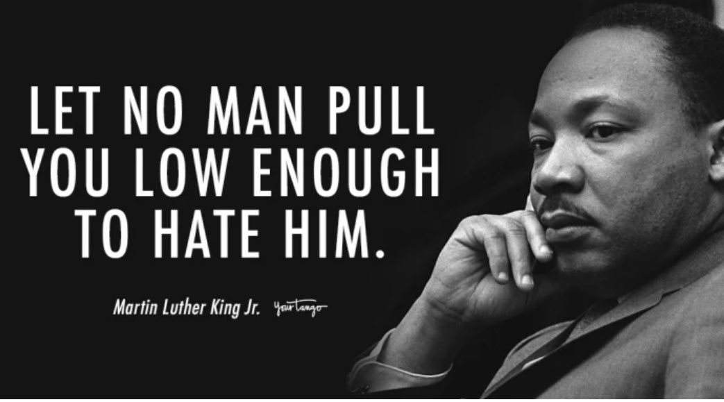 Today we celebrate Martin Luther King Jr.