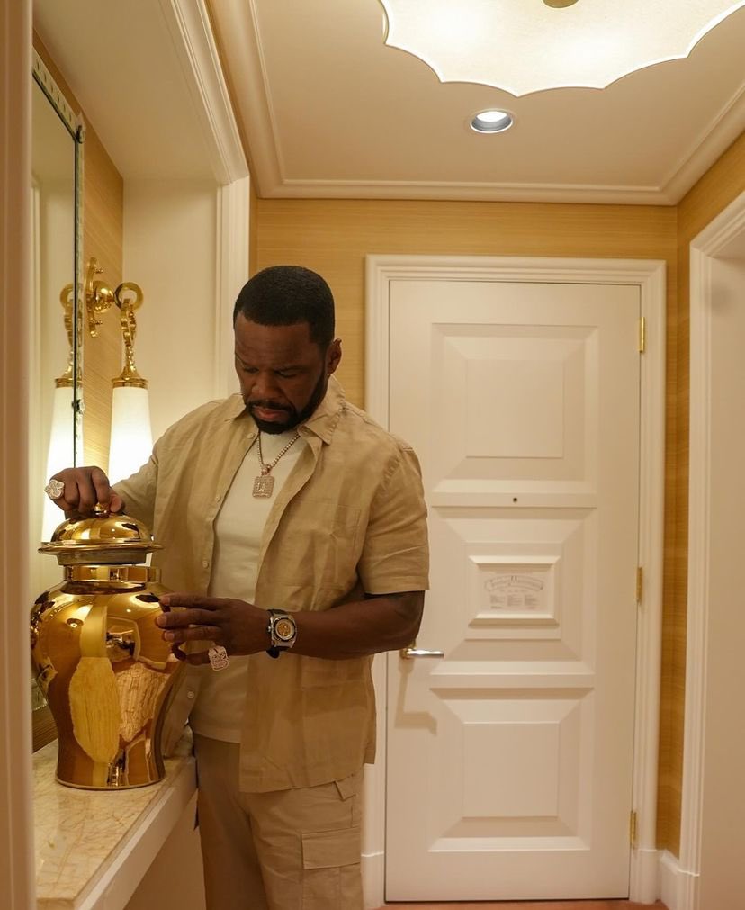 50cent's tweet photo. I think this year is my year, I’m focused I have no distractions but I have the biggest project I ever took on. I’m ready let’s work ! https://t.co/jnbpt4Vpb3 https://t.co/vxeeDdvzOM