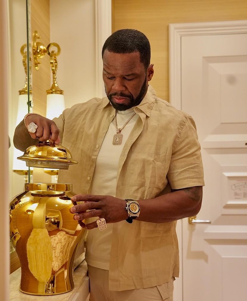 50cent's tweet photo. I think this year is my year, I’m focused I have no distractions but I have the biggest project I ever took on. I’m ready let’s work ! https://t.co/jnbpt4Vpb3 https://t.co/vxeeDdvzOM