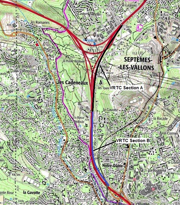 #Travaux de construction d’une nouvelle section de voie réservée aux bus sur l’autoroute #A7 et sur l’ #A51 dans le sens Marseille / Aix-en-Provence, à compter du 15 janvier 2024, au niveau du nœud autoroutier de #Septèmes-les-Vallons.
Ces travaux impliqueront une coupure totale