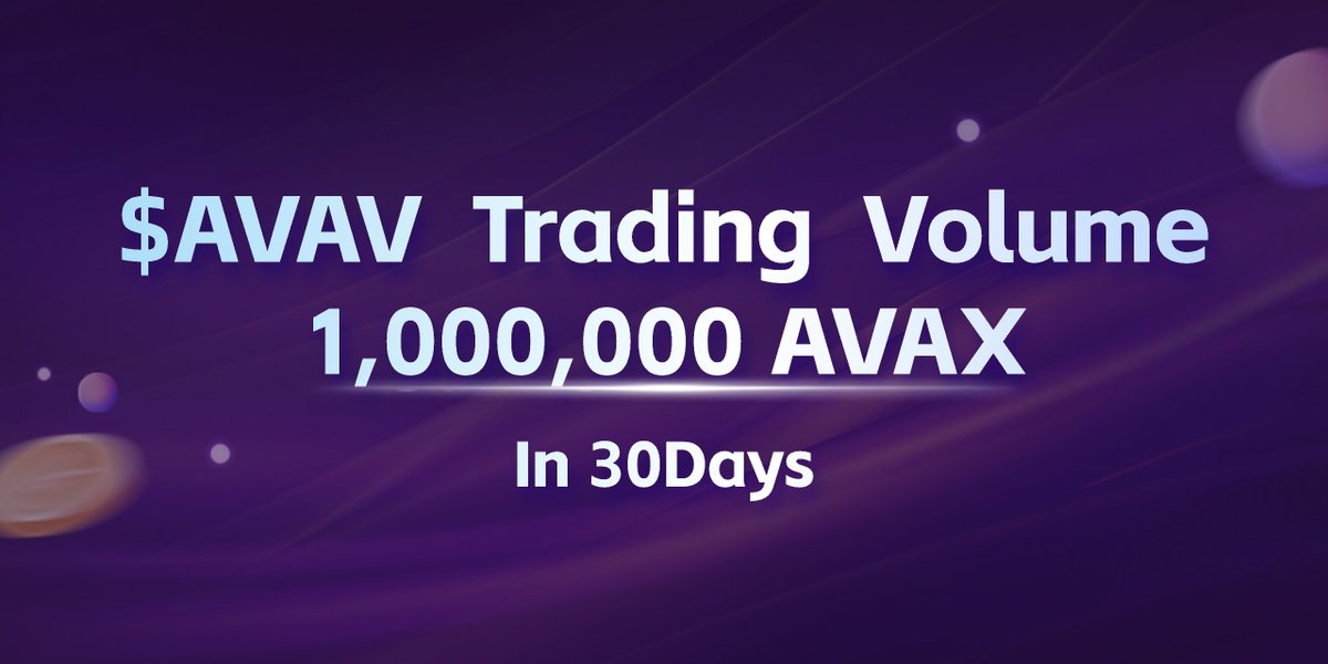 🌟 $AVAV Token has achieved a milestone on the #Avascriptions, with its total trading volume surpassing a whopping 1 million $AVAX. This trading volume positions $AVAV as a top among all public chain inscriptions.

🎉 We're also thrilled to announce that $AVAV has successfully
