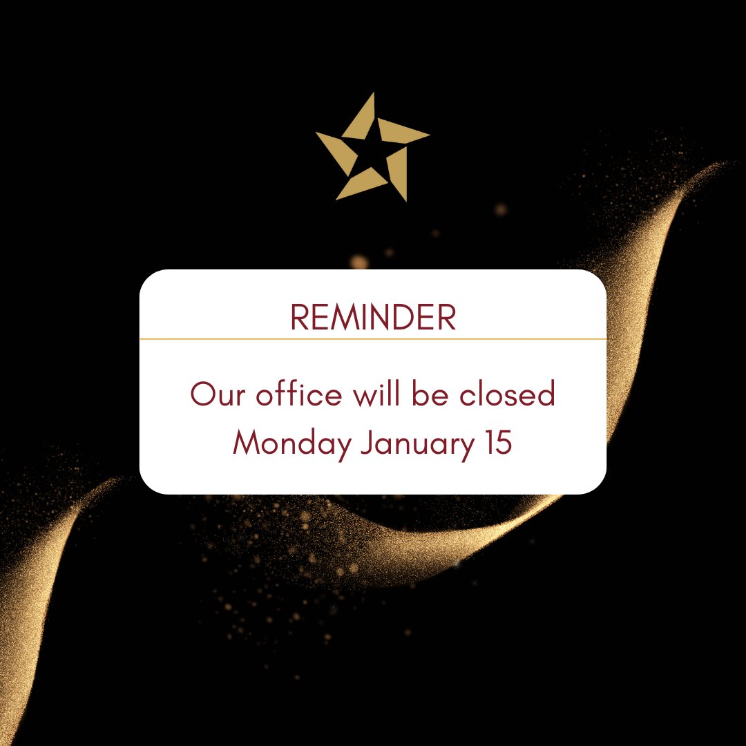 FamilyAdvct's tweet photo. Our office will be closed on Monday January 15th in observance of Human Rights Day. #FamilyAdvocatesBoise https://t.co/w8MxcPSGt9