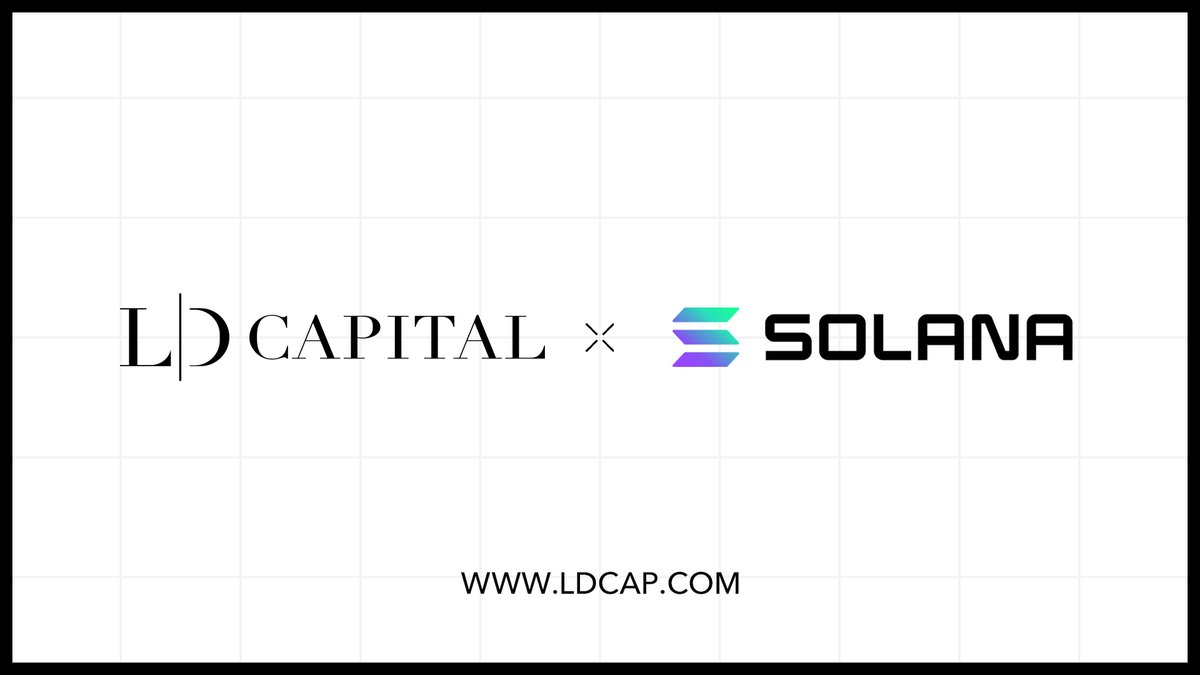 🚨 BREAKING BIG: 

Chinese based investment firm @LD_Capital announces the Solana Ecological Fund, focusing on investing in Solana ecosystem projects to support innovation and team development.