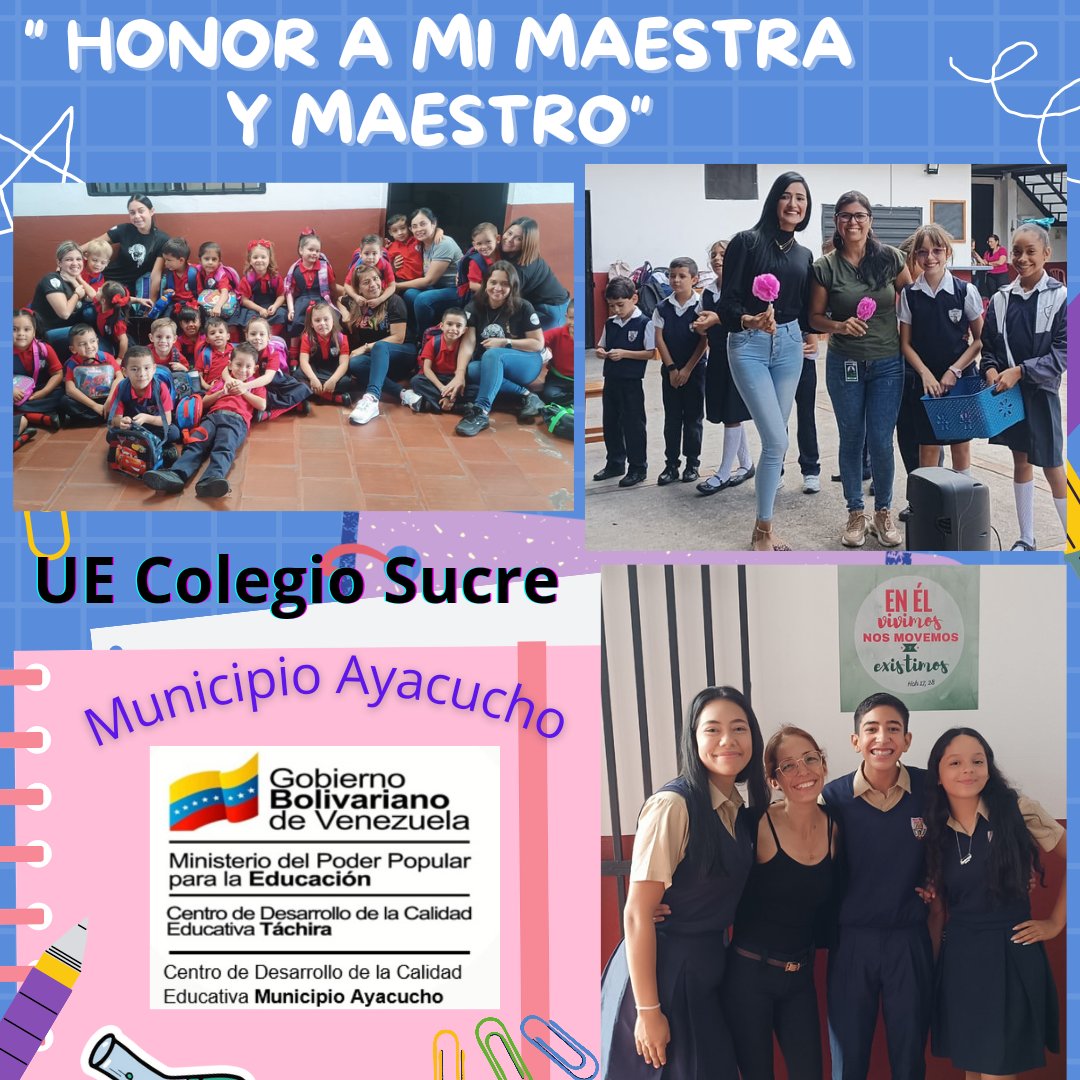 " Honor a mi Maestra y Maestro"