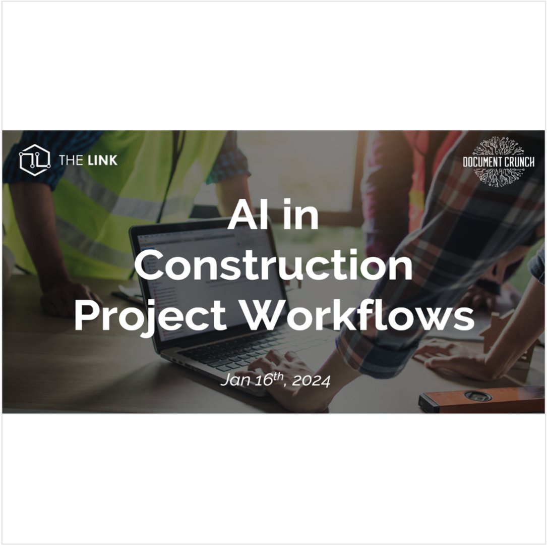 Hugh Seaton (@hughseaton) on Twitter photo How is AI really working for construction project teams? Join me tomorrow at 1pm ET, as we discuss this with Josh Levy of Document Crunch.
<a href="/the_link/">The Link Church</a>
linkedin.com/events/aiincon… How is AI really working for construction project teams? Join me tomorrow at 1pm ET, as we discuss this with Josh Levy of Document Crunch.
<a href="/the_link/">The Link Church</a>
linkedin.com/events/aiincon…