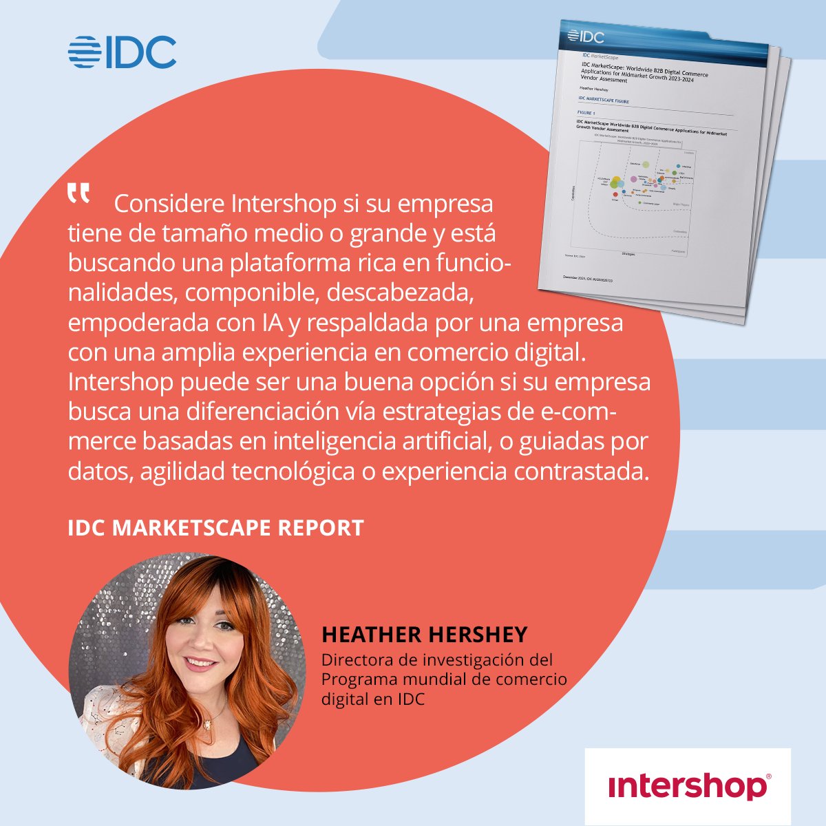 Sugerendo's tweet photo. Otro año más, nuestro partner @intershop ha sido nombrado líder en Plataformas para B2B Commerce según analistas independientes. Esta vez según IDC.

Descárgate el extracto del informe aquí:

https://t.co/hMKuo17eeU https://t.co/Oqr9UA2DF8