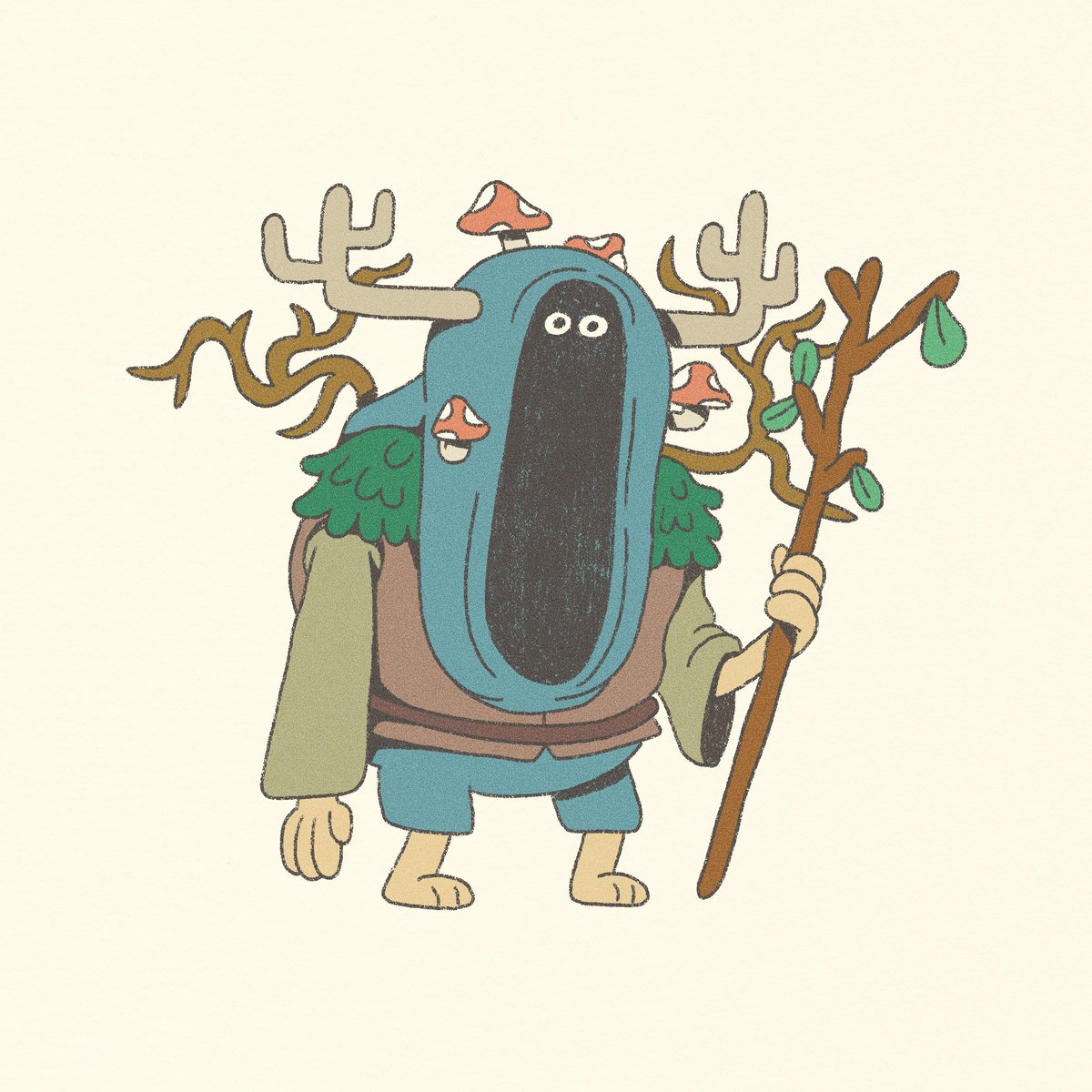 koboldscrossing's tweet photo. warden of the woods 🌳 https://t.co/JzAcJXddse