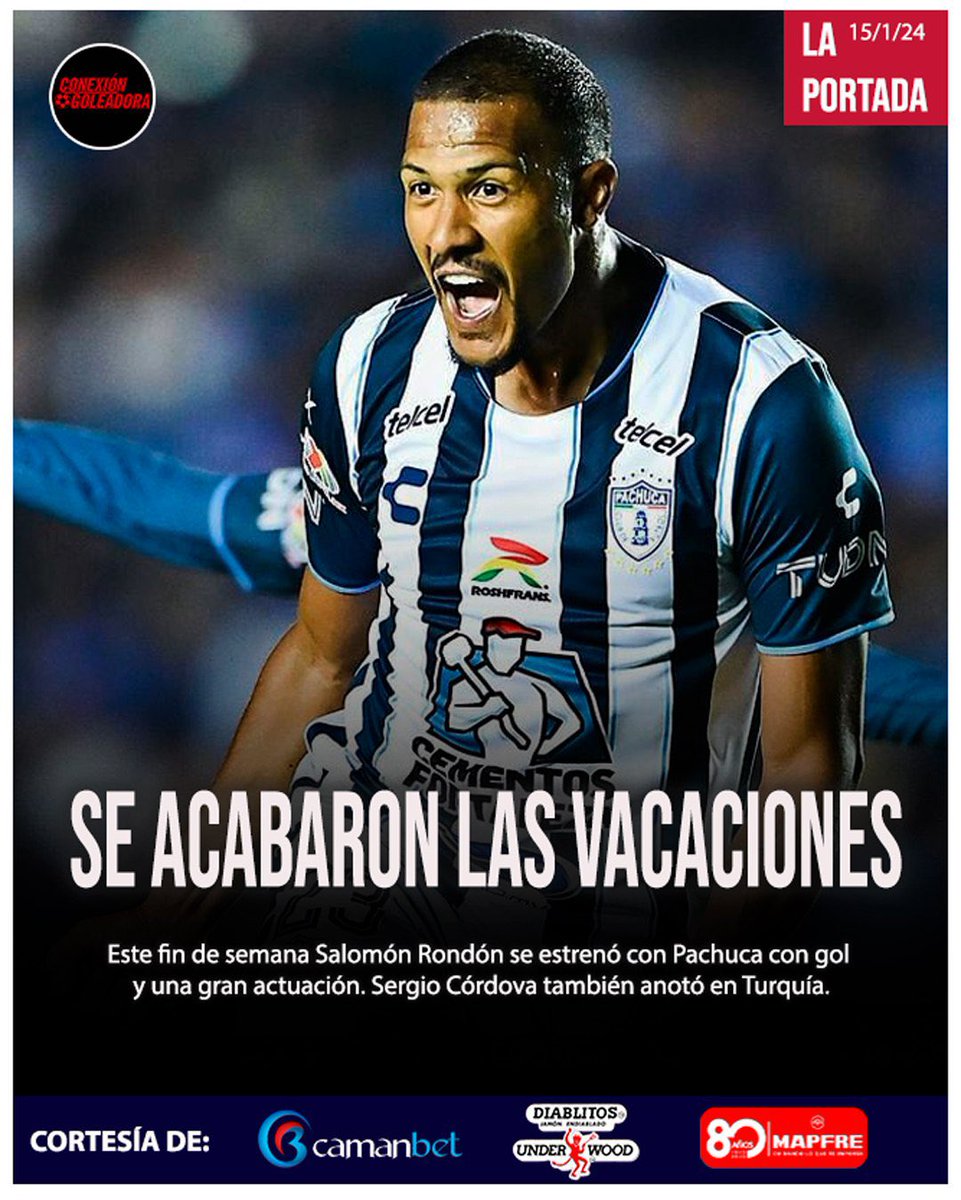 conexgoleadora's tweet photo. 📰 LA PORTADA | "SE ACABARON LAS VACACIONES” 💪🏻

Los #Venext comienzan el 2024 con goles 🍷⚽️.

📬 La Portada es cortesía de @DiablitosVzla , @MAPFRE_VE y @camanbet , el parley de siempre https://t.co/7ASAzwrU5m