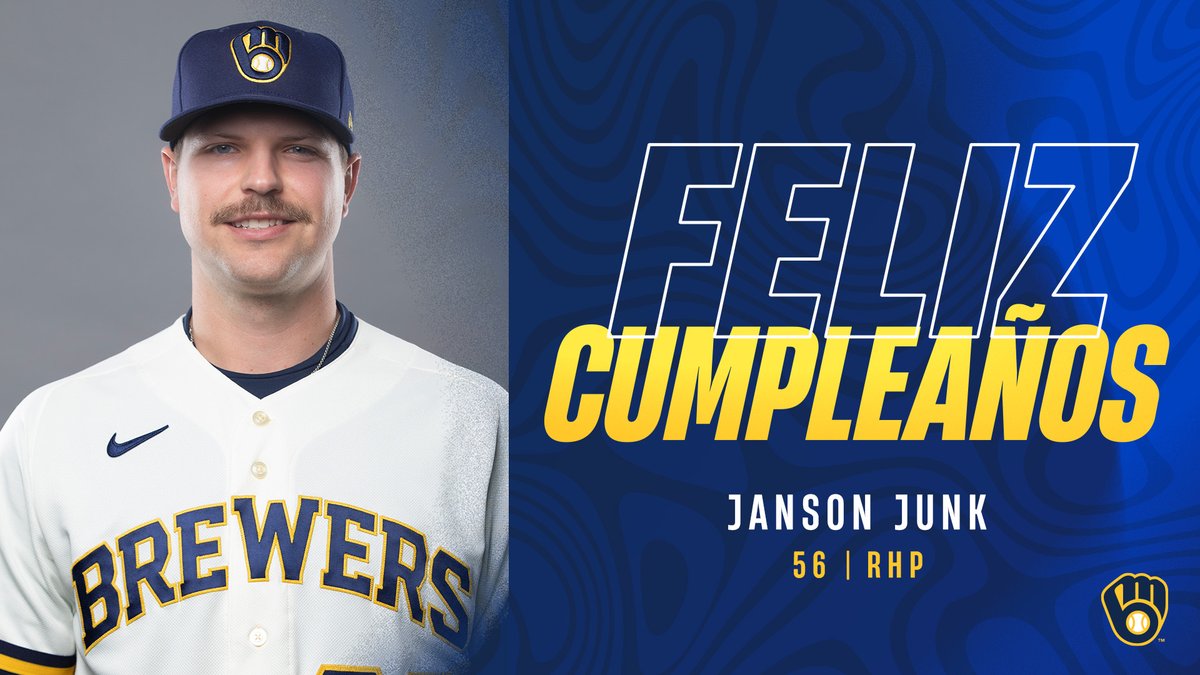 ¡Le deseamos un feliz 28mo cumpleaños a uno de nuestros lanzadores, Janson Junk! 🎉
