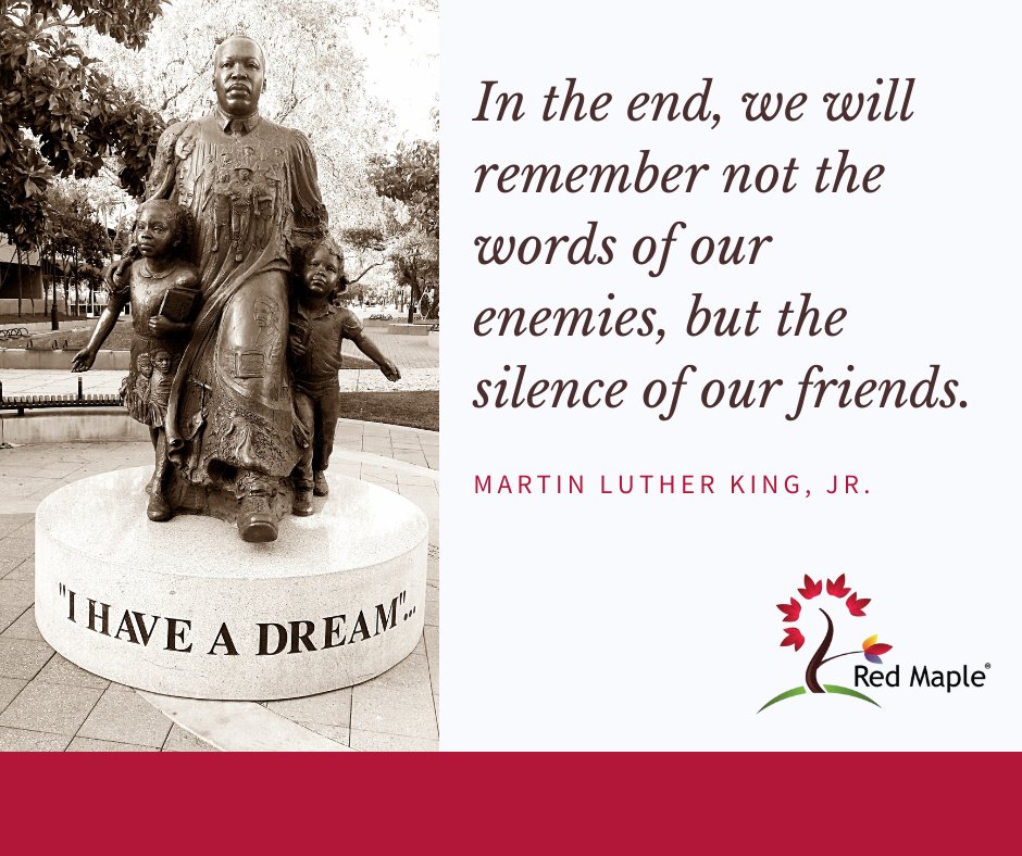 redmaple's tweet photo. Happy Martin Luther King Jr. Day! Today, take time to celebrate a true leader. #MLKDay https://t.co/bhgDbN0JWN