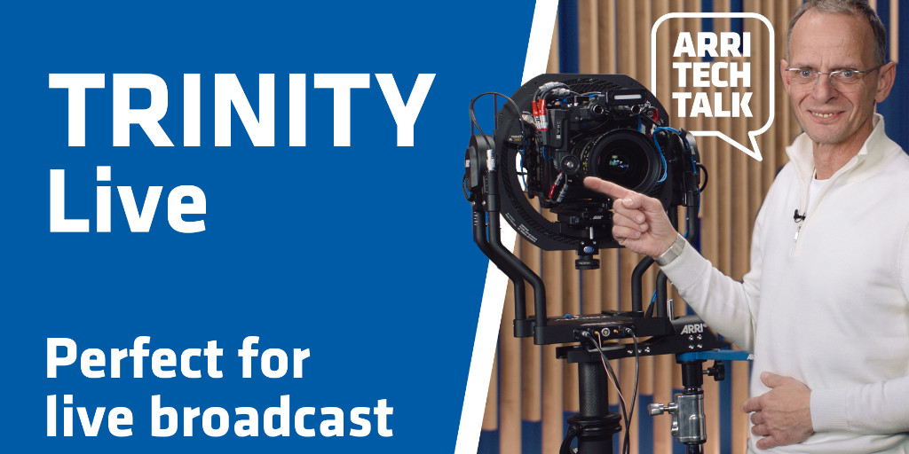 ARRIChannel's tweet photo. Get to know our new camera stabilizer #TRINITYLive, specifically made for live productions with our latest Tech Talk with Product Manager Curt Schaller.
Watch it now: https://t.co/z8KC0WKB6o
#ARRI #ARRICSS #CameraStabilizerSystems #TRINITYOperator #ARRIAcademy #ARRITechTalk https://t.co/gPNdN1mQOo