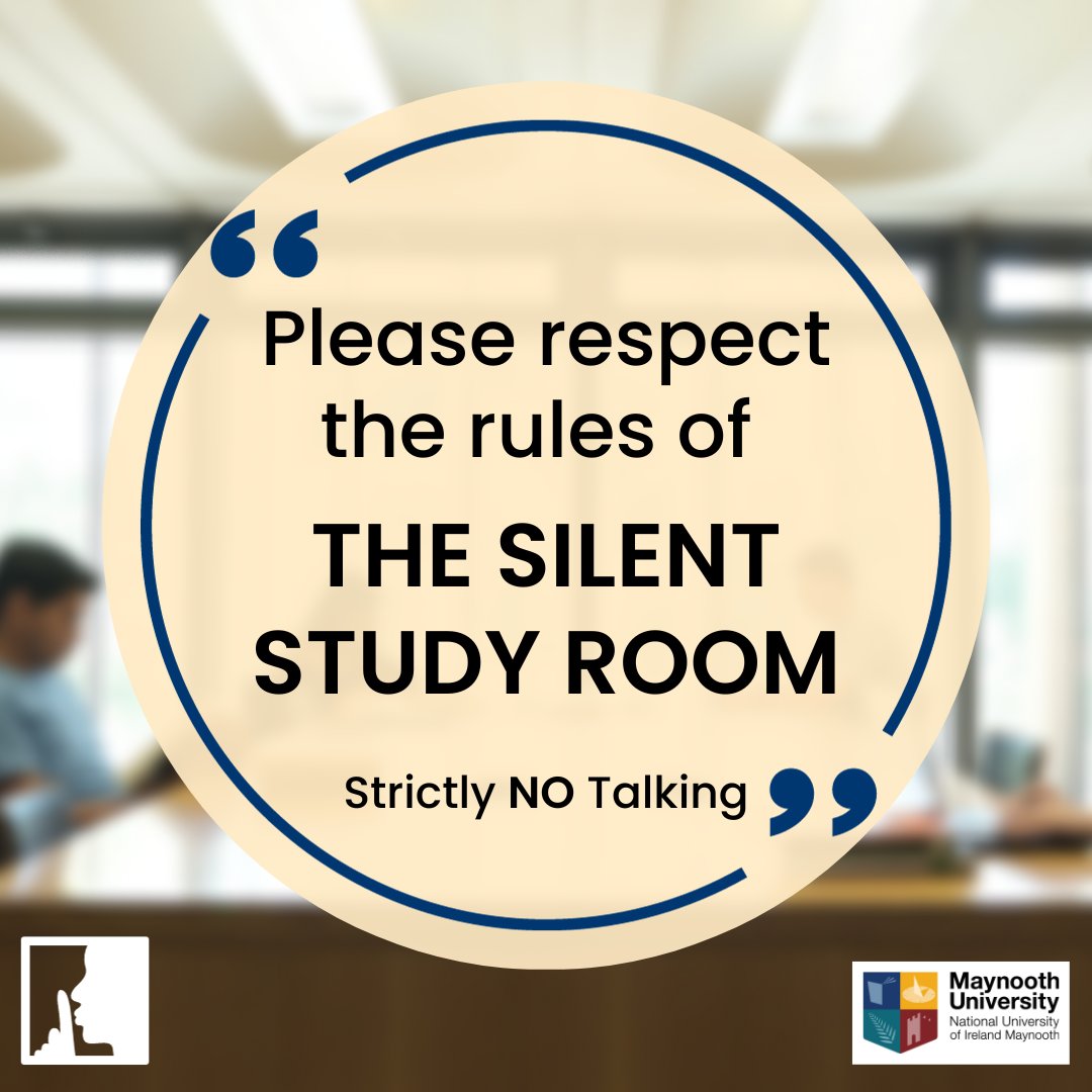 library_MU's tweet image. Please respect the rules of the silent study room. You will be asked to leave if you are talking. #silentstudy #examtime #MUlibrary