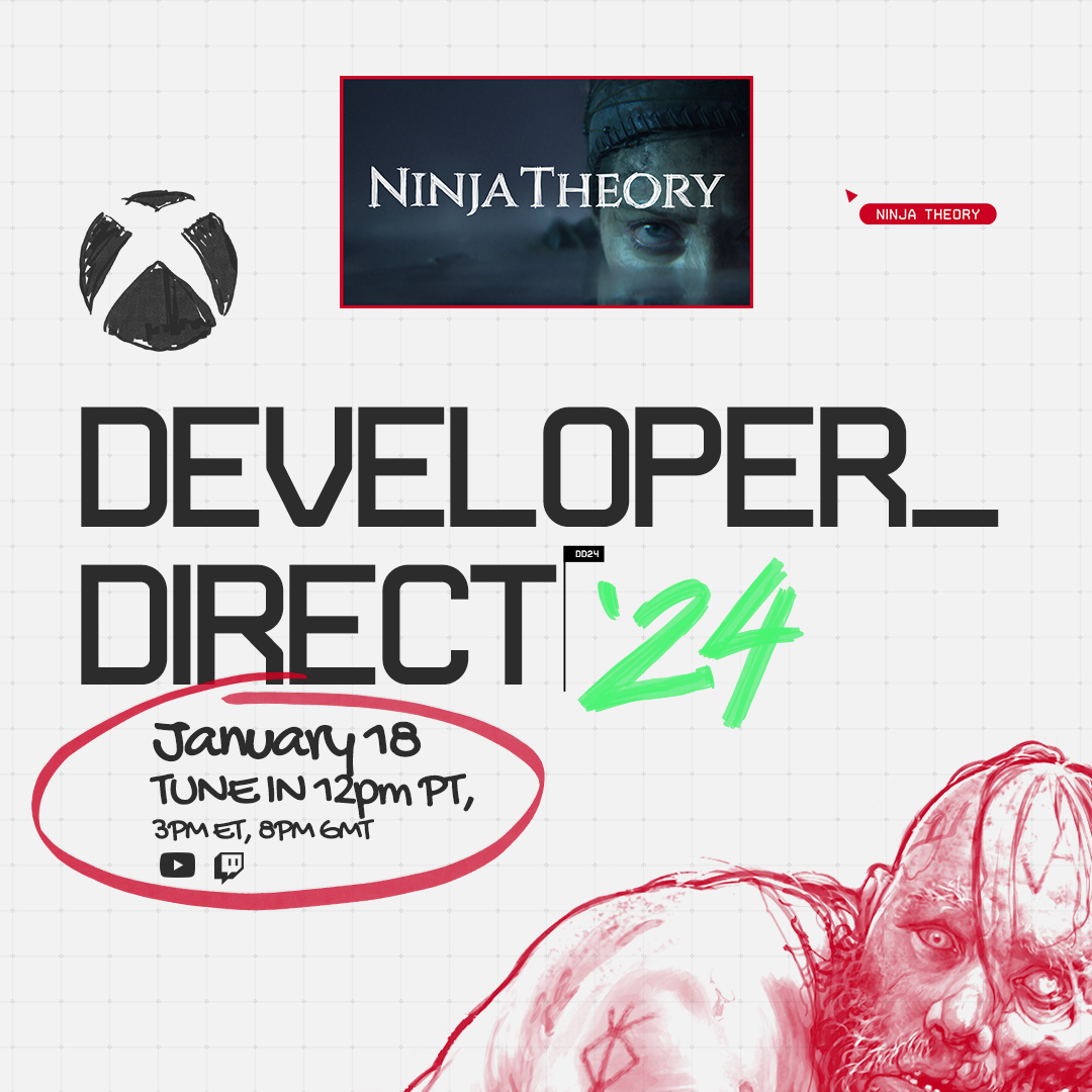 Tune in to #DeveloperDirect this Thursday to hear from the team how we're crafting Senua's Saga: Hellblade II