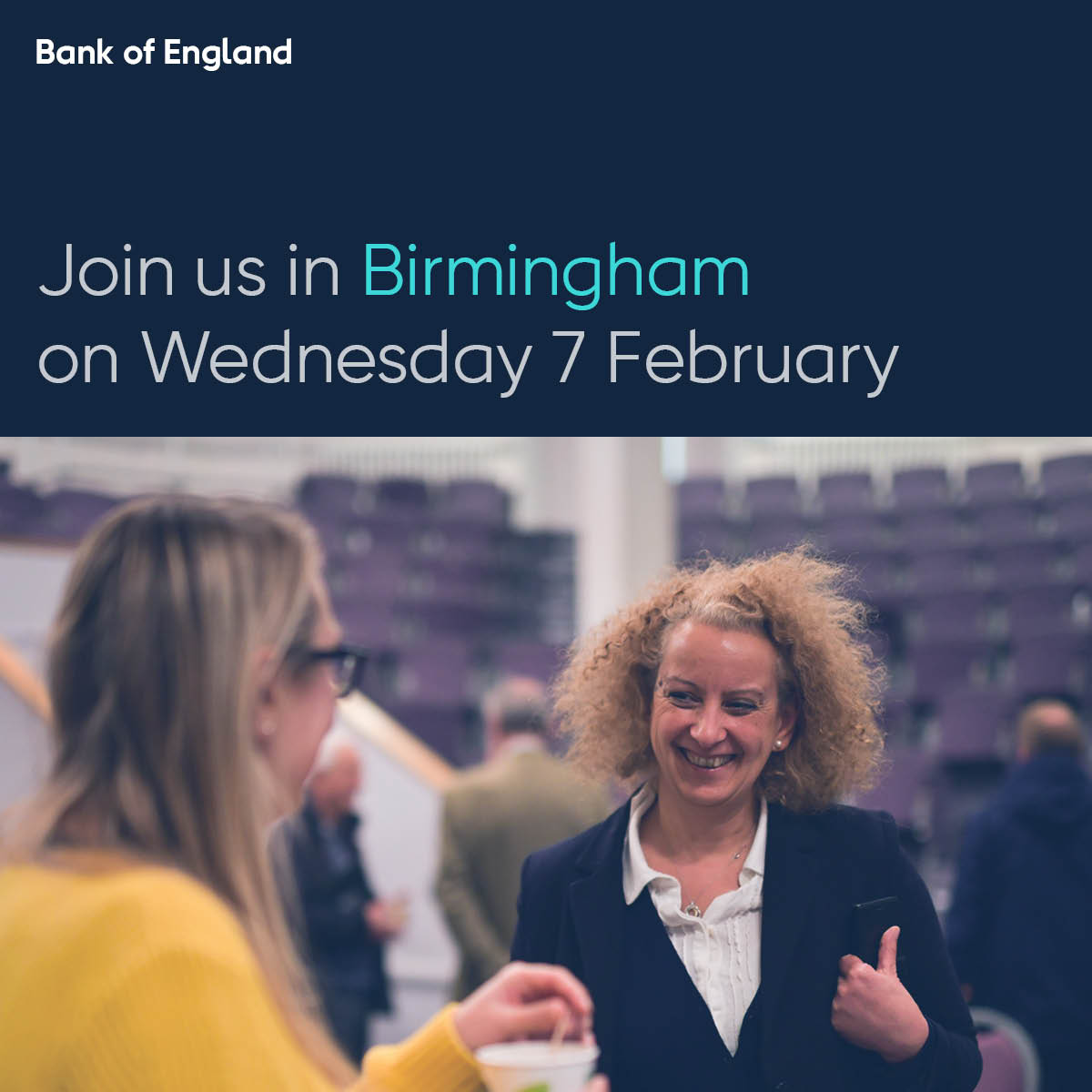 bankofengland's tweet photo. Want to tell us about your experience of the economy and the cost of living? Take part in our in-person Citizens’ Panel in Birmingham on Wednesday 7 February from 6pm–8.15pm.
 
Sign up here: https://t.co/khtPDSkBgr @BoEWestMids https://t.co/Cf5v361mTp