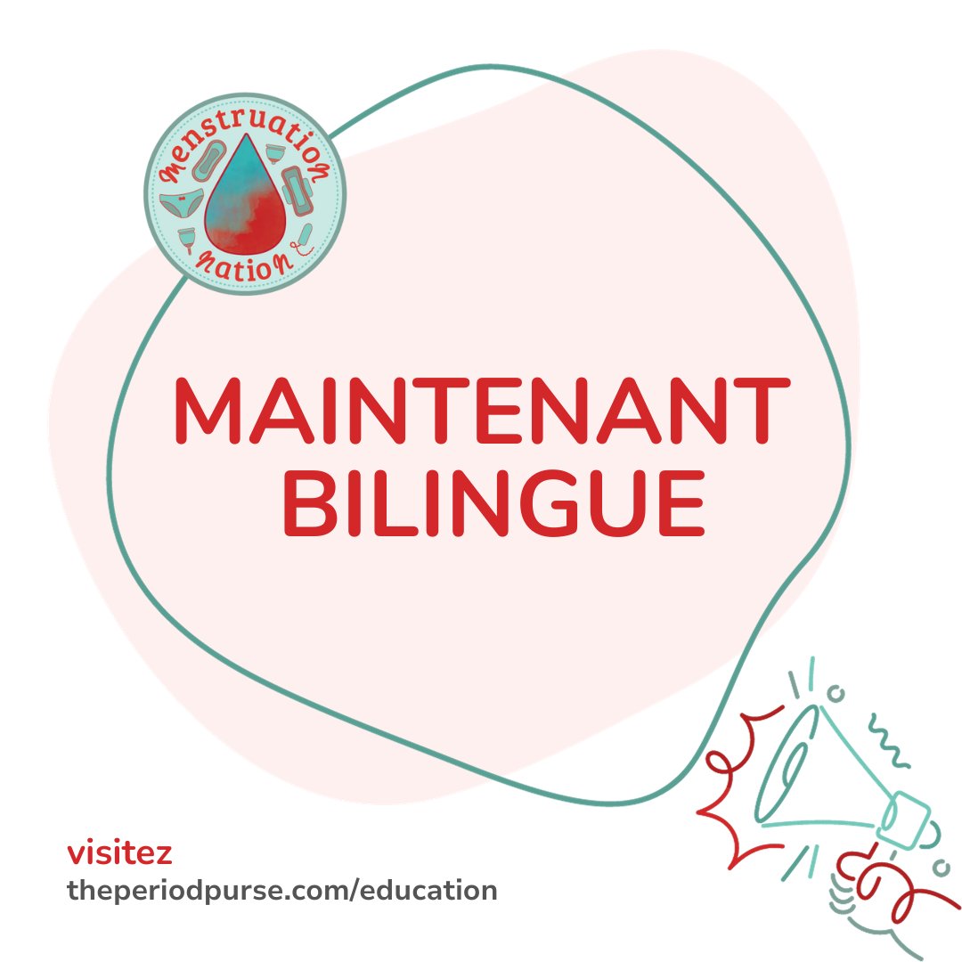 📢The Period Purse's Menstruation Nation program goes bilingual! 
_________________________

📢Le programme Menstruation Nation de Period Purse devient bilingue!

theperiodpurse.com/blog/the-perio…

#TPP #ThePeriodPurse #CanadianCharity
#OrganismedeBienfaisanceCanadien #ParlonsDesRègles
