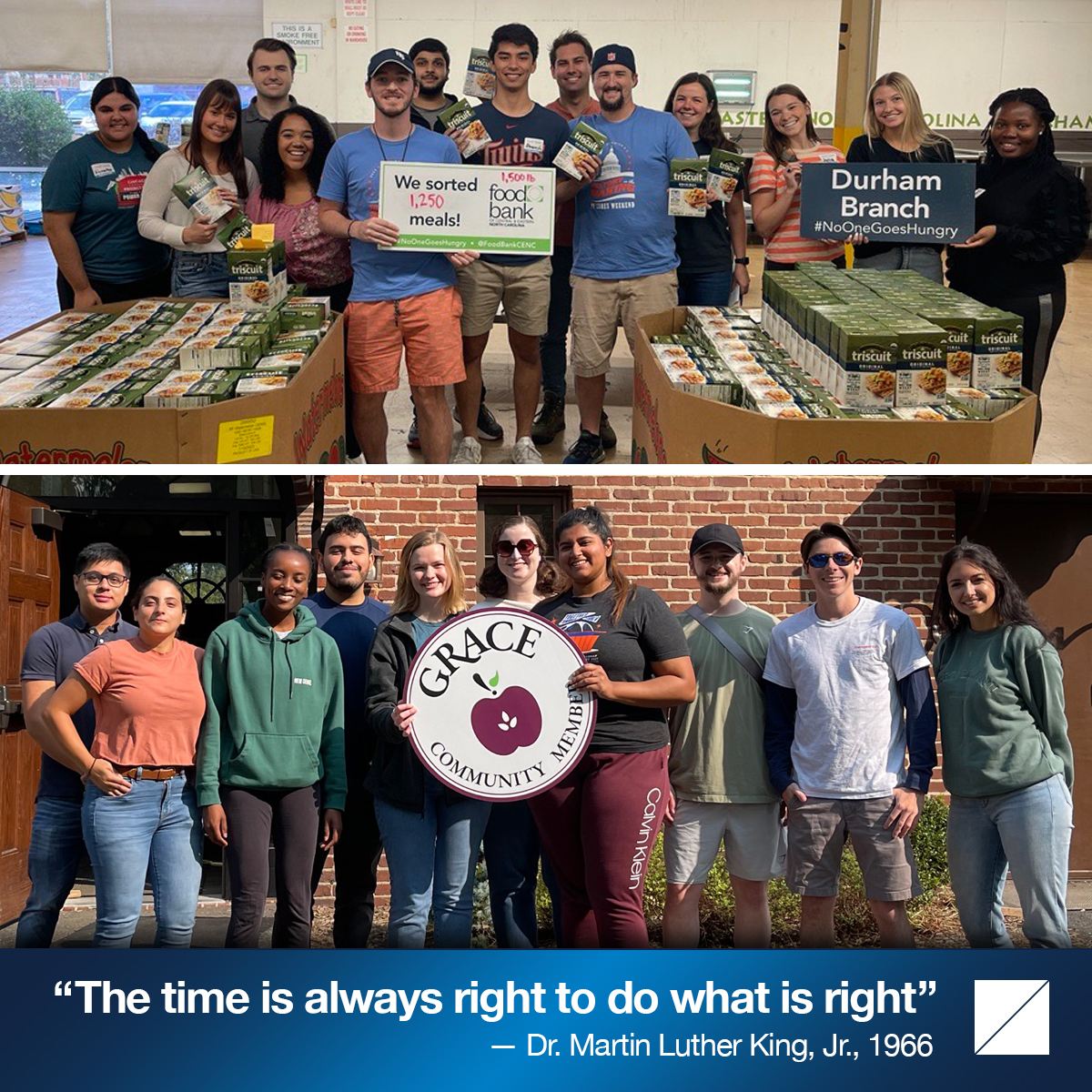 Across the nation, Precision colleagues are honoring the legacy of Dr. Martin Luther King, Jr. by donating their time to causes that improve their communities. In the words of Dr. King, “The time is always right to do what is right.” 

#MartinLutherKing #MLK #MLKDay2024