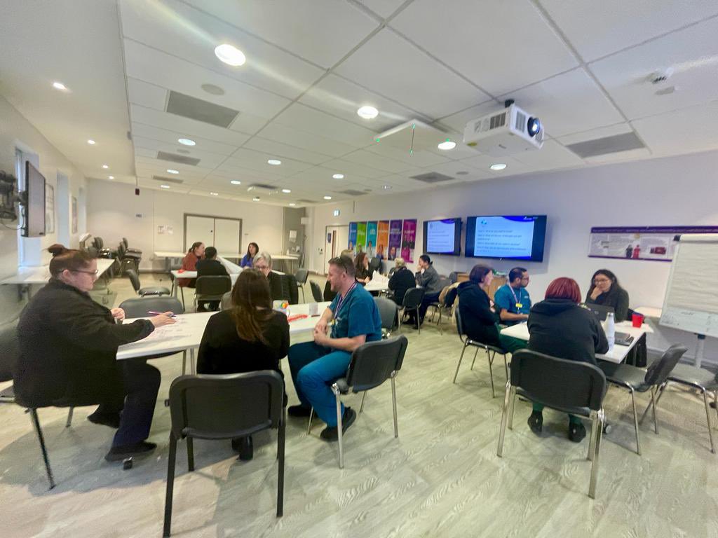 LHCH_LD's tweet photo. On Friday we held a world cafe as a part of the diagnostic for the managers essential training. Great event with fantastic feedback 👏🏼 https://t.co/IZQMERDDbw