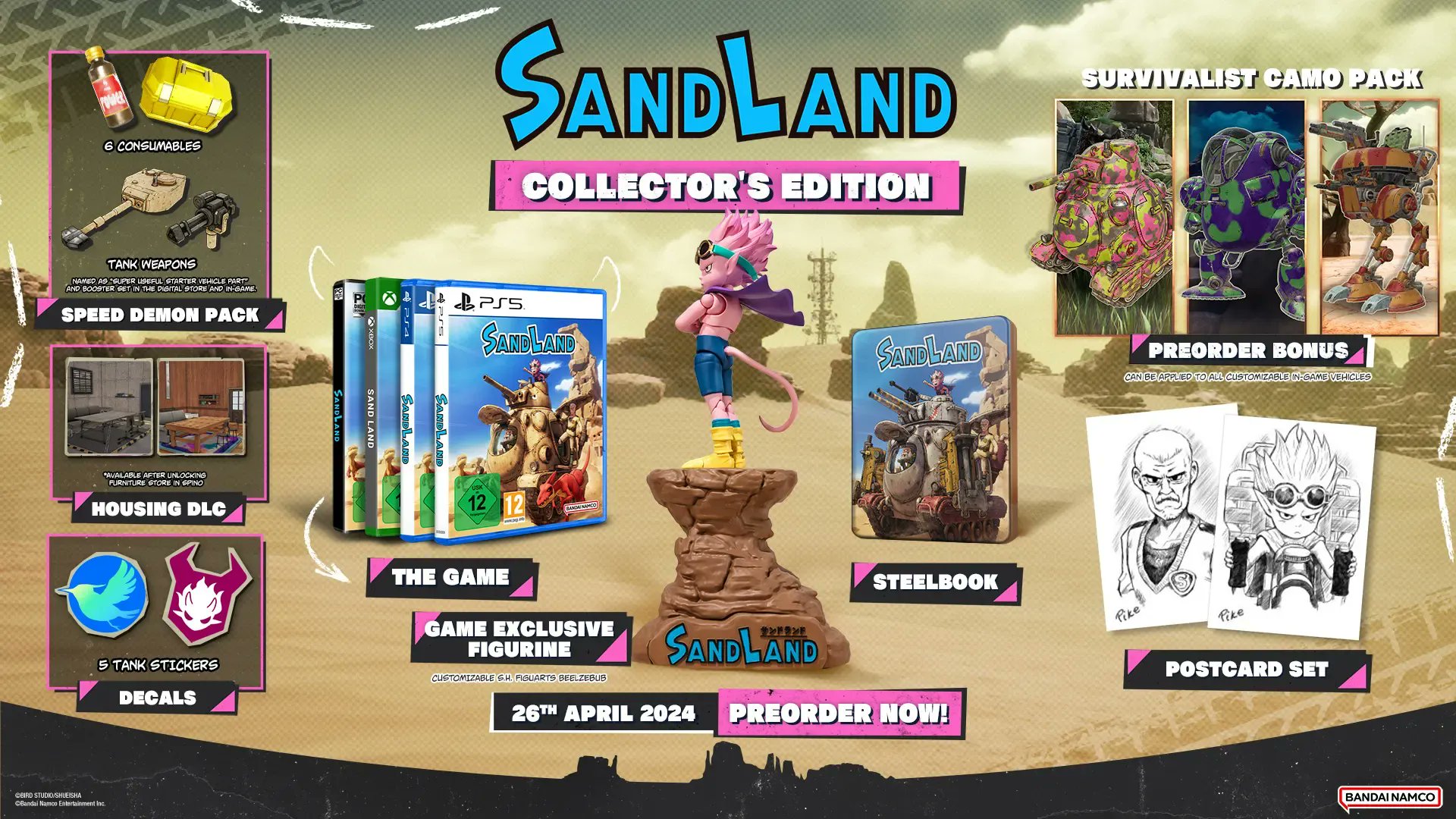 The Nerdy Basement on X: Akira Toriyama's 'SAND LAND' video game