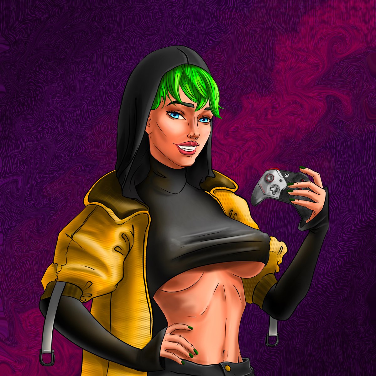 ConstantlnTech's tweet photo. Chaosphere 🎨 she is a free-spirited, magisteress whose love of the city streets merges with the energy of anarchy. Her art is to create the magic of chaos!

Rarible NFT (0.1) https://t.co/DX8T6q3GRV

#nftart #rarible #constantlnTech #tech #techsorceresses #TSS https://t.co/bYOf4sRj00
